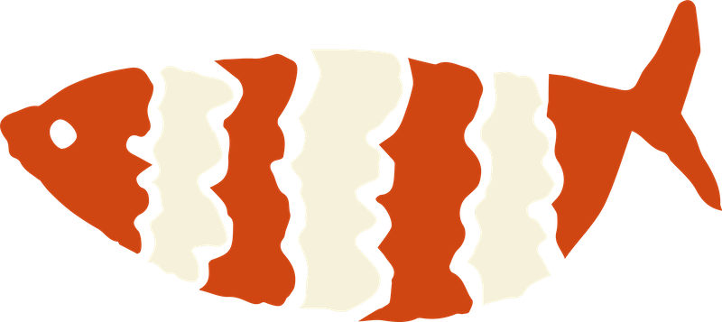 Hi.Dozo illustrated fish icon