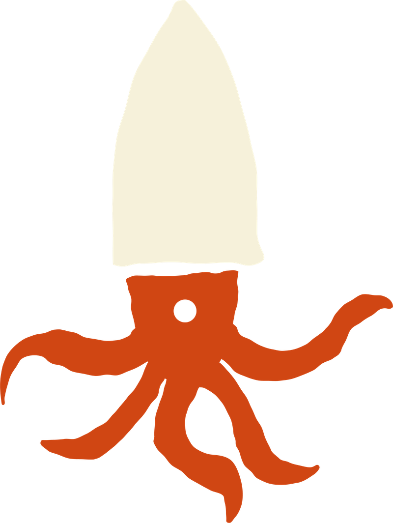Hi.Dozo illustrated squid icon