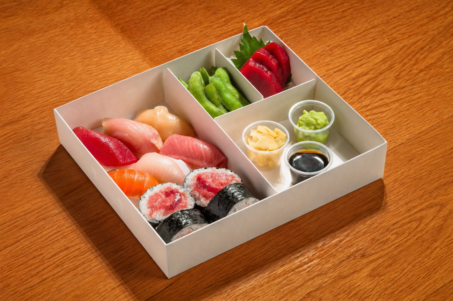 Hi.Dozo The Delights omakase sushi set — a premium introduction box for delivery in LA