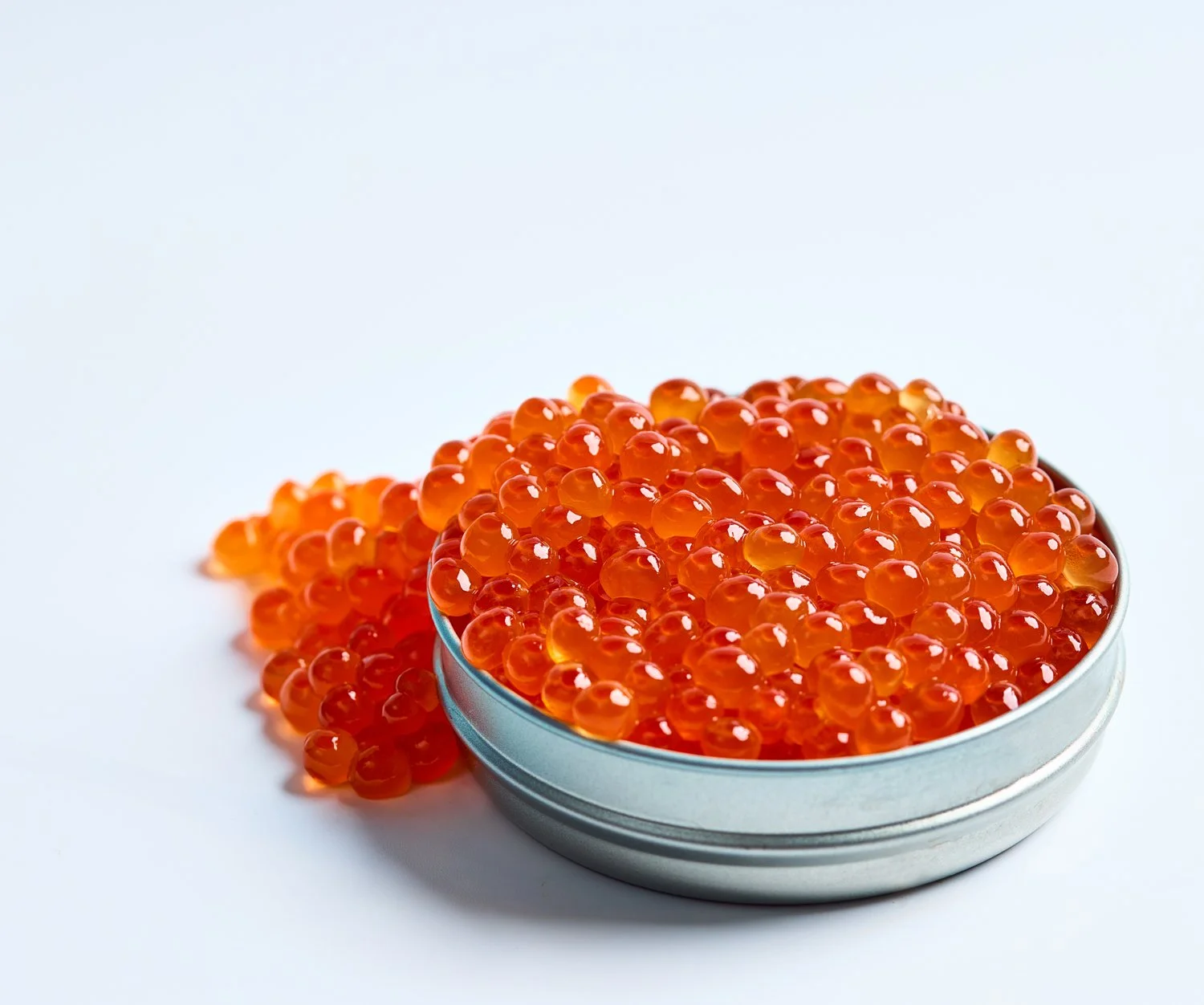 Fresh ikura salmon roe — a premium ingredient in Hi.Dozo omakase sushi sets