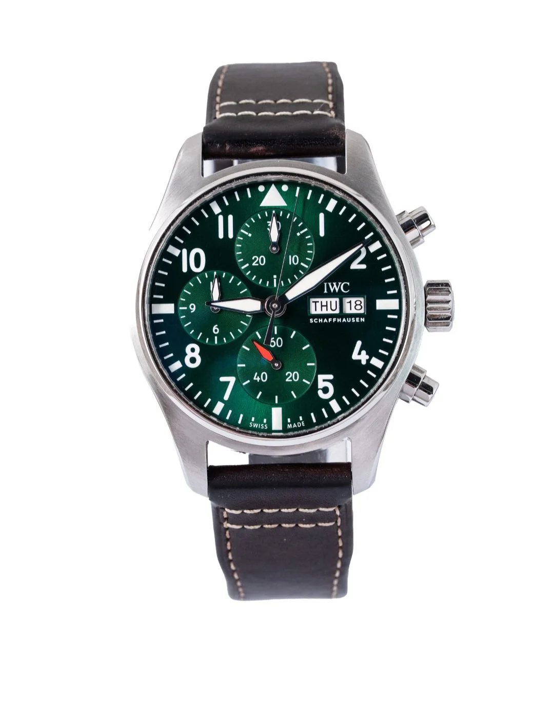 IWC Pilot’s Watch Chrono-graph 41 Green Sunburst Dial IW388103