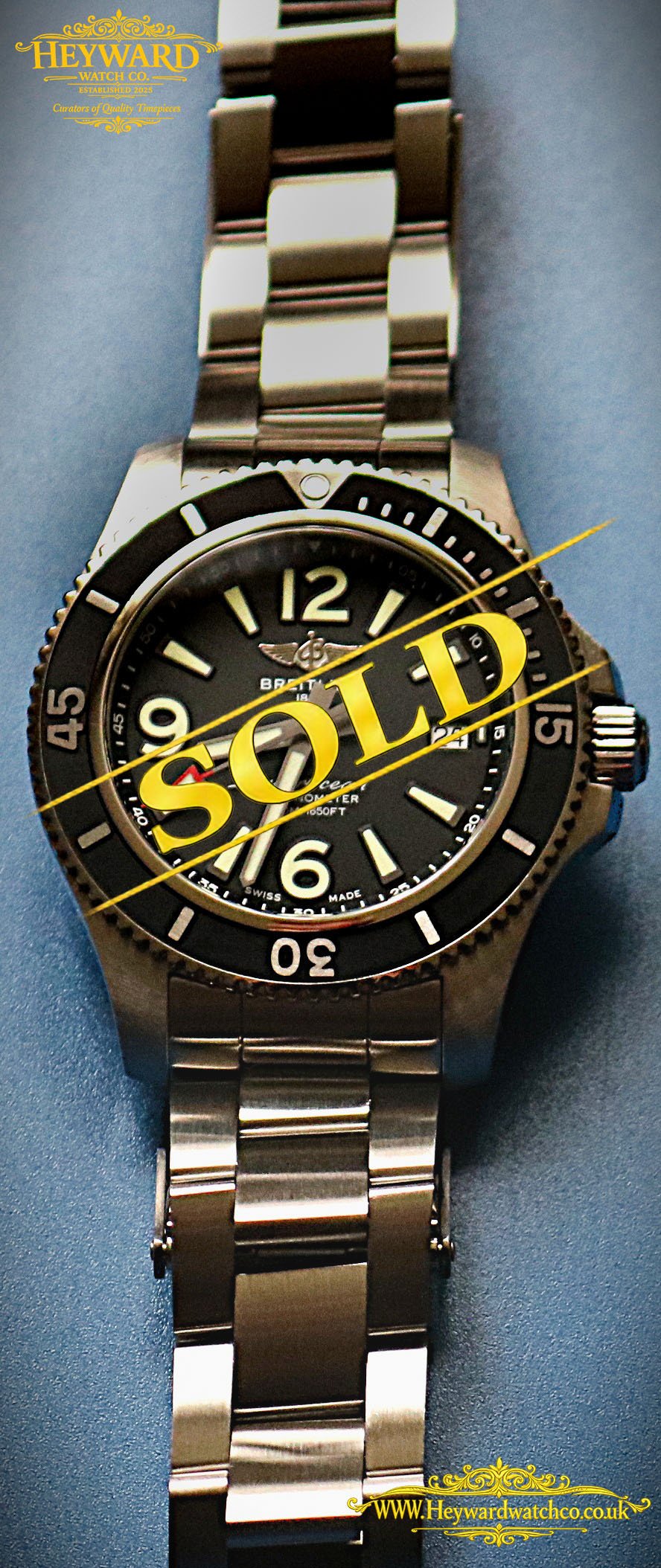 Breitling Superocean - A17366 - 42mm - Black Dial - Watch & Case