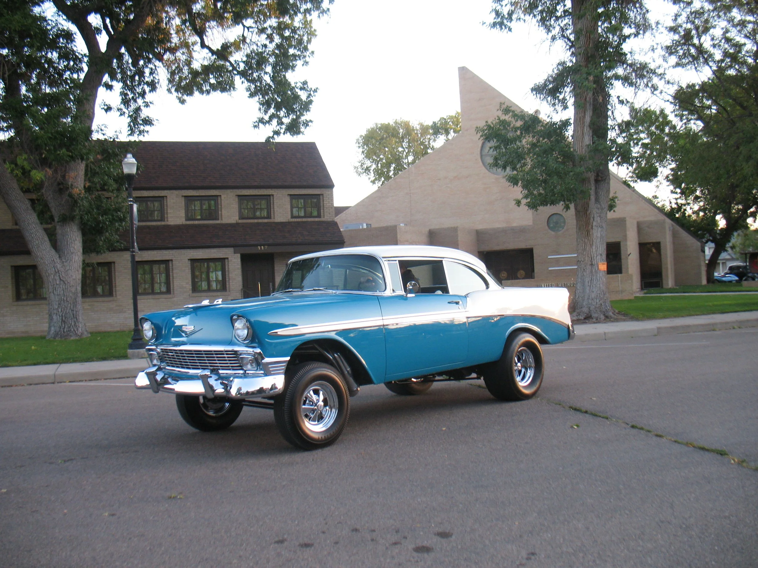 Chris and Kristi Herman 1956 Chevy Belair.JPG