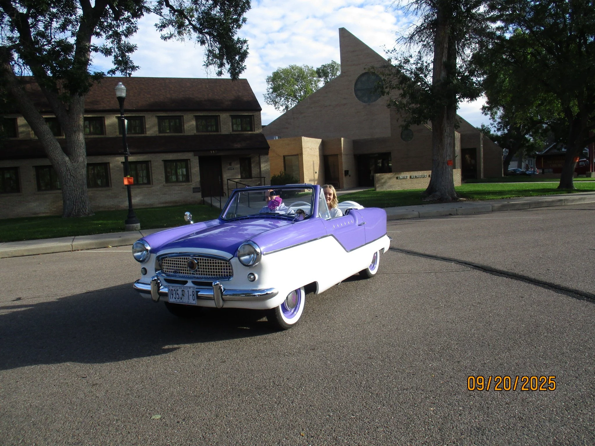 Scarlette Howell 1960 Nash Metropolitan Convertible.JPG