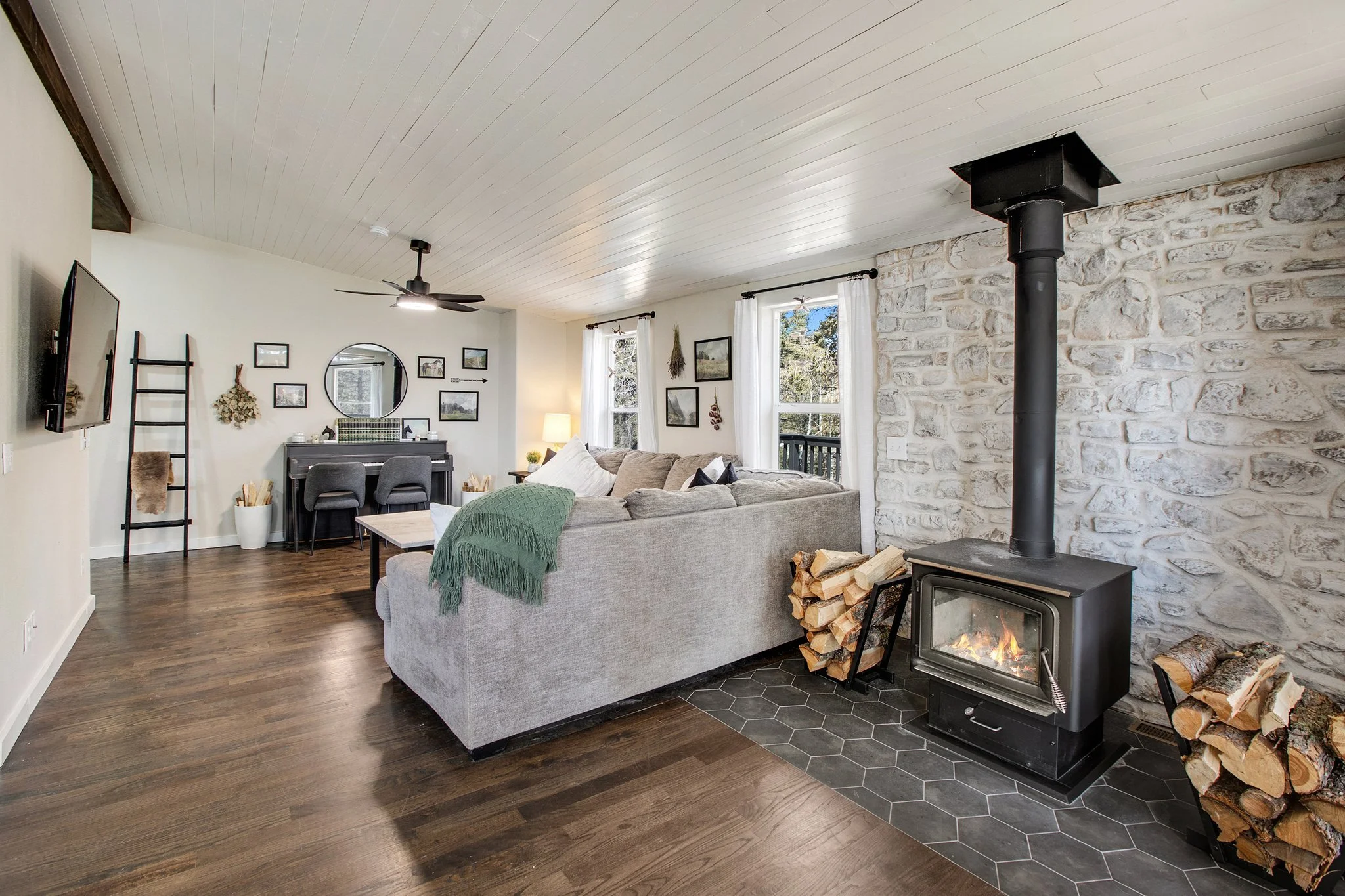 Upstairs Living