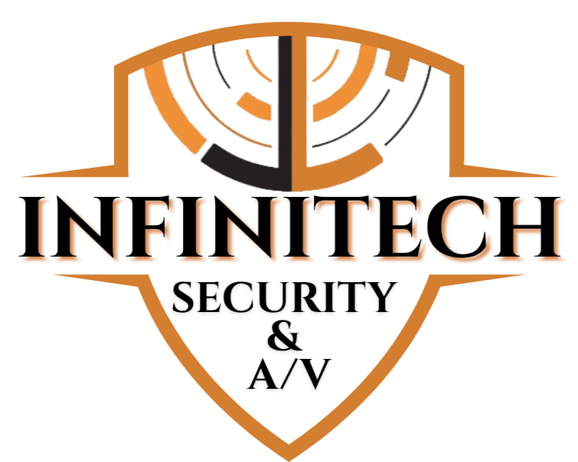 InfiniTech logo with a stylized infinity symbol above the company name