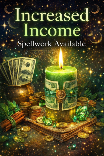 Increased Income Spellwork (Custom) | Career and Business Growth Ritual, Financial Expansion and Success Spell