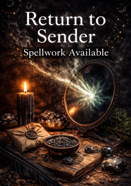 Return to Sender Spellwork (Custom) | Protection Ritual, Energy Reversal, Spiritual Shielding and Clearing