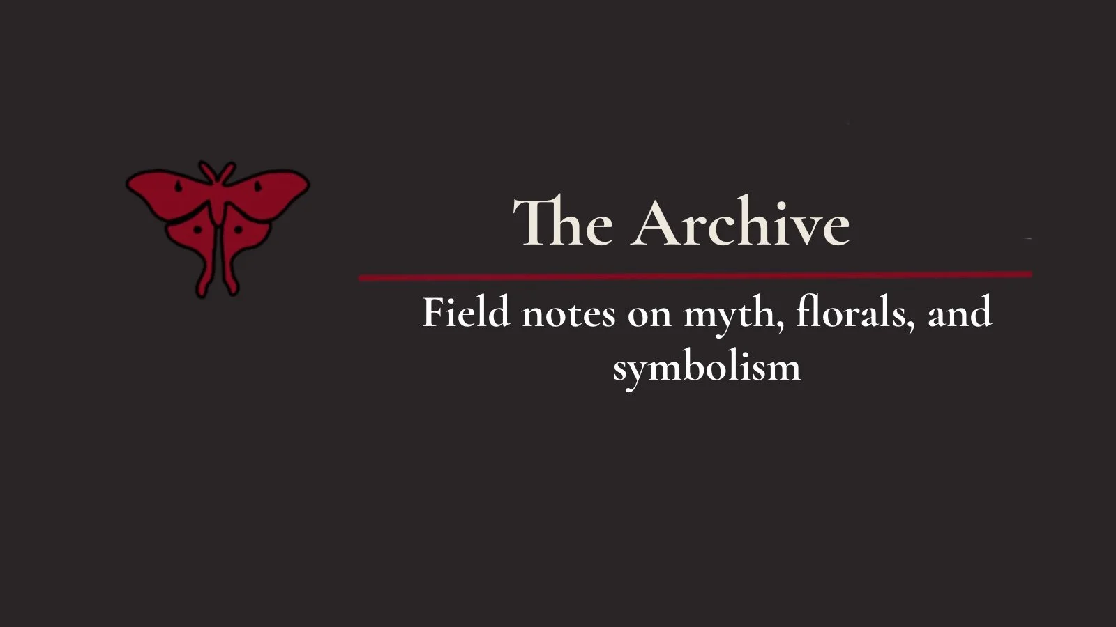 Welcome to the Archive
