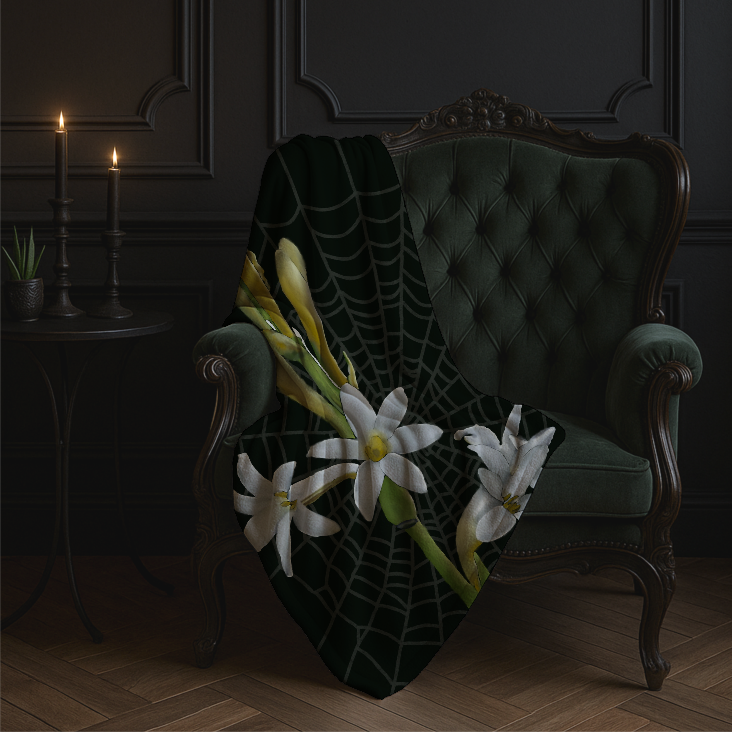 Tuberose and the Spider: Night Blooms, Mourning Rites, and the Flowers That Watch You Sleep