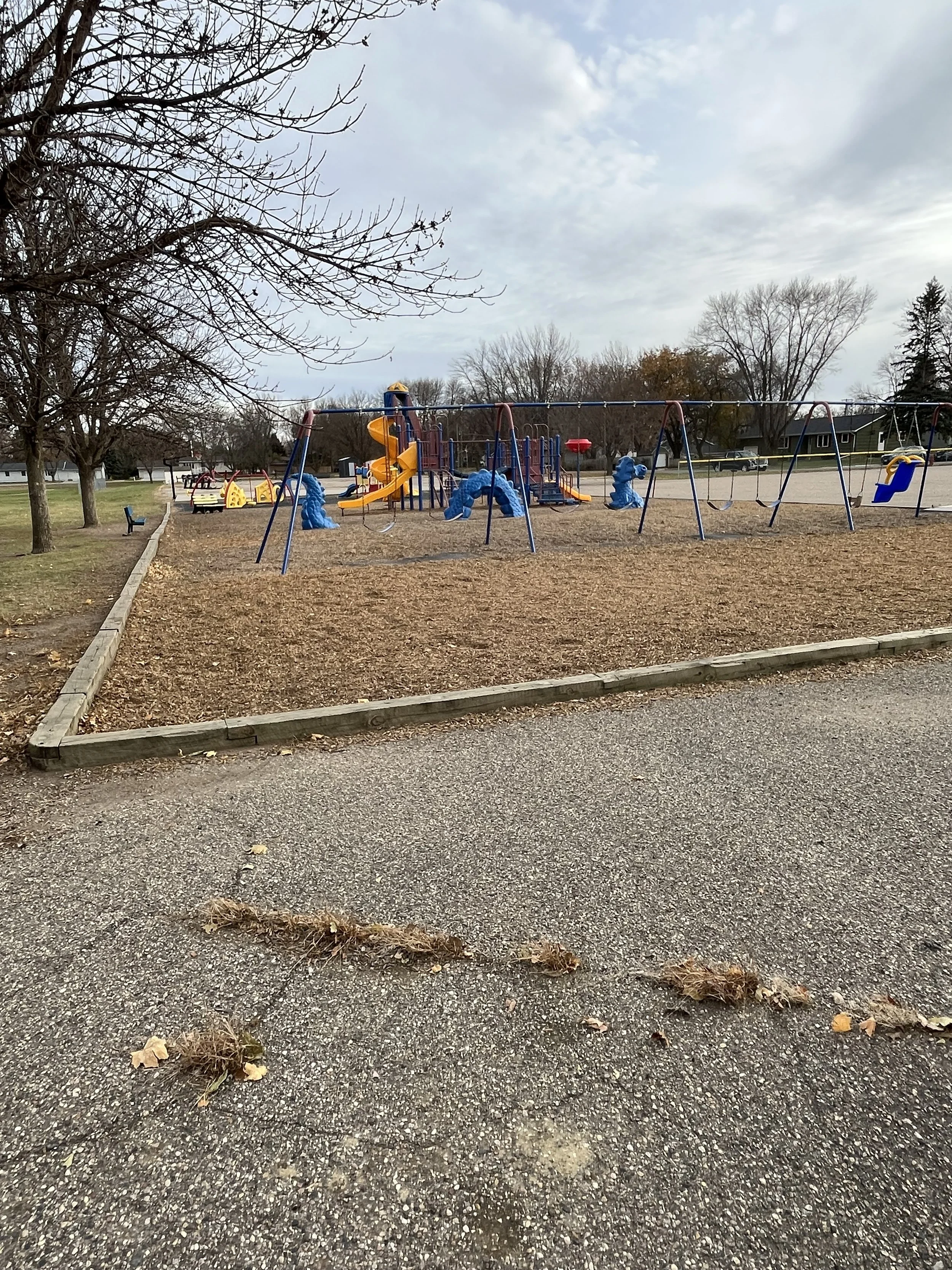 Improve fall protection on Playground