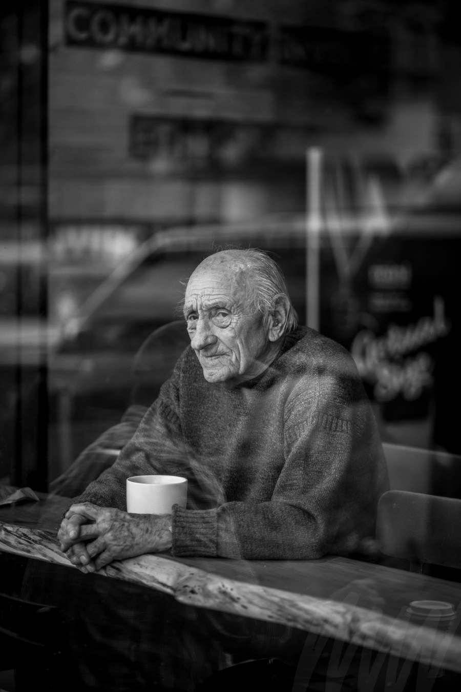   Name unknown   - I used to come to this coffee shop with my wife for many, many years. It was our place and our time together where we shared so many moments. She is gone now, and I’m alone. I miss her so very much. 