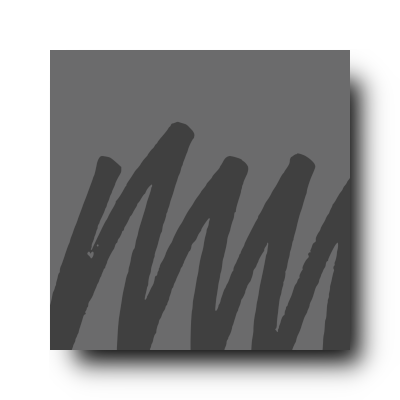 Abstract black and gray scribbles or brushstrokes on a gray background.