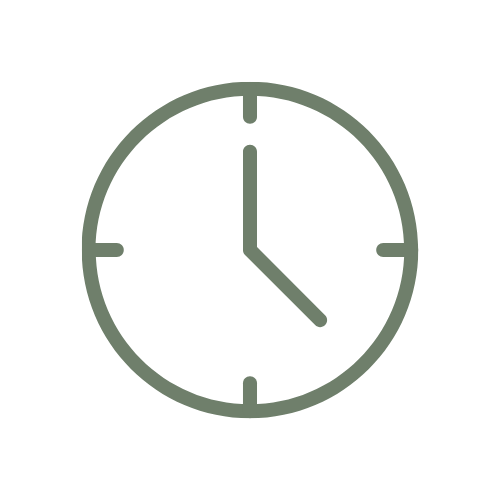 Icon representing more time for what matters most.