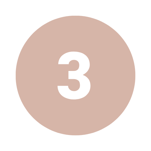 Step 3 icon representing clean laundry delivered back to your door.