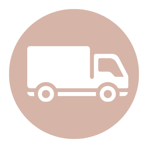 Icon representing pickup and delivery laundry service.