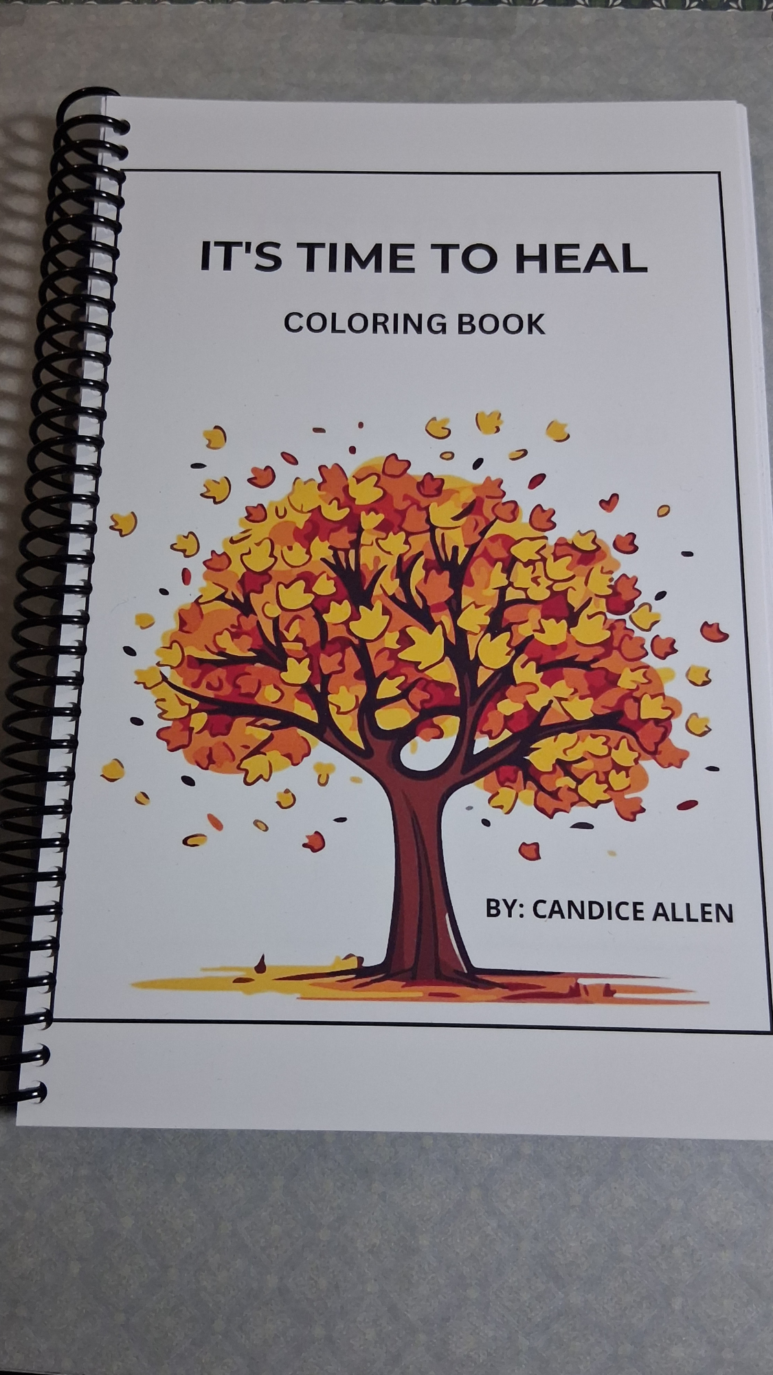 Spiral Bound It's Time to Heal Coloring Book