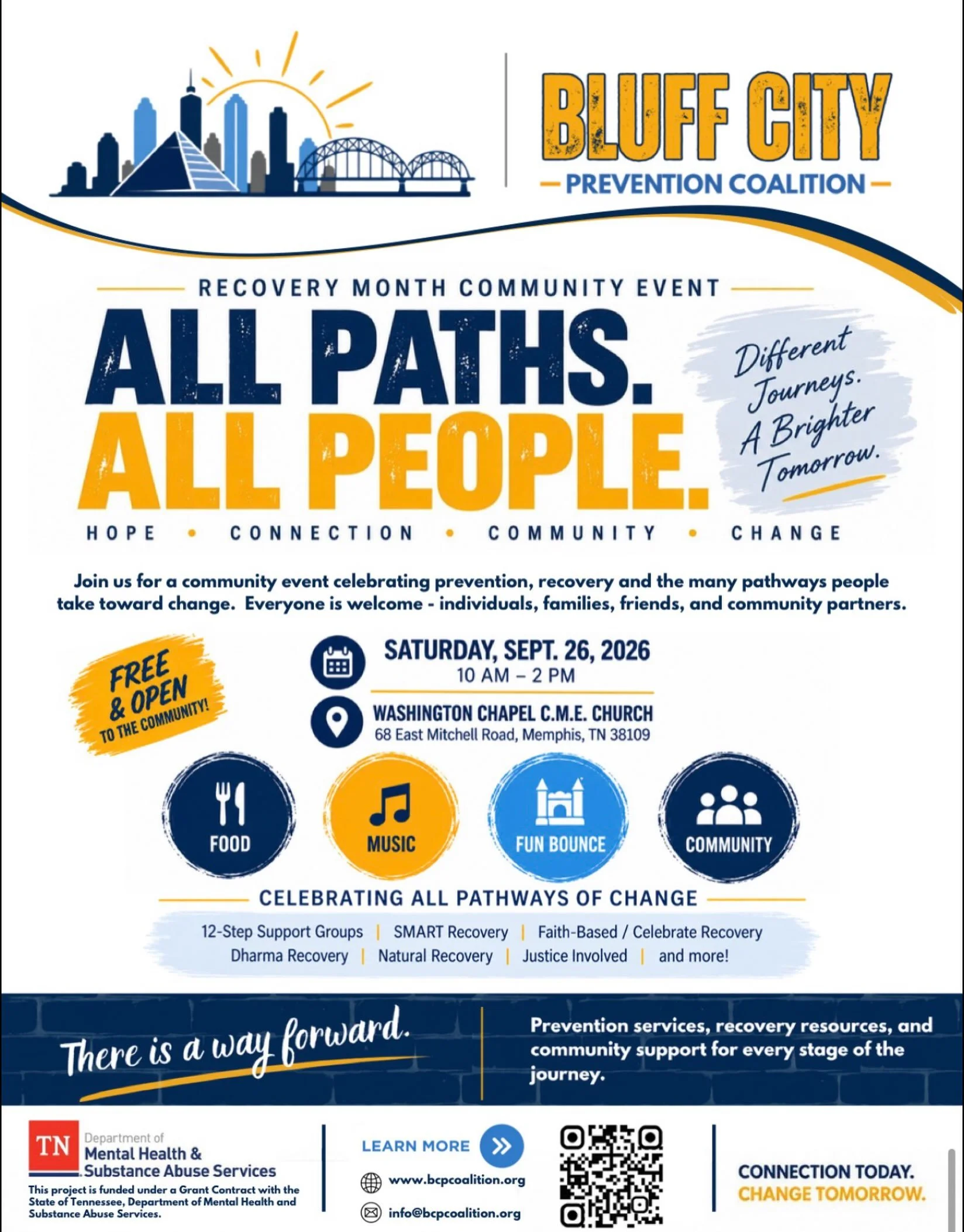 Recovery looks different for everyone &mdash; and every path forward matters. 💜

Project Ryan is proud to support the Bluff City Prevention Coalition&rsquo;s All Paths. All People. Recovery Month Community Event this Saturday!

Come out for a day ce