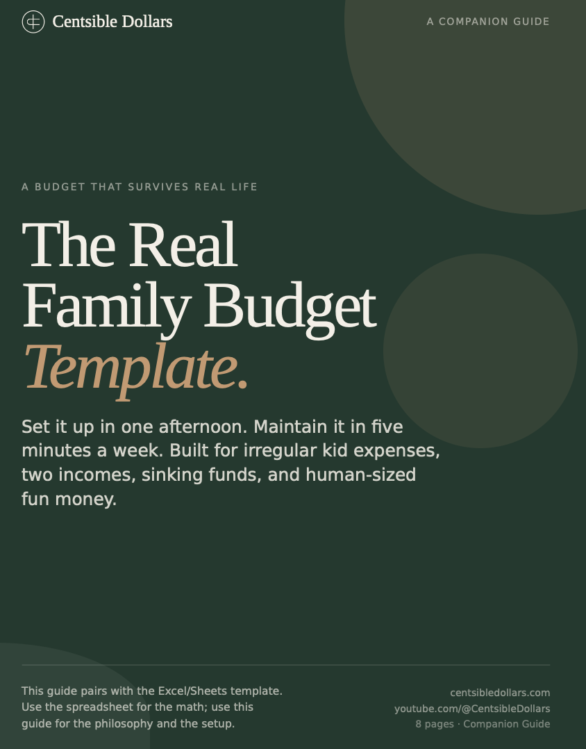 The Real Family Budget Template