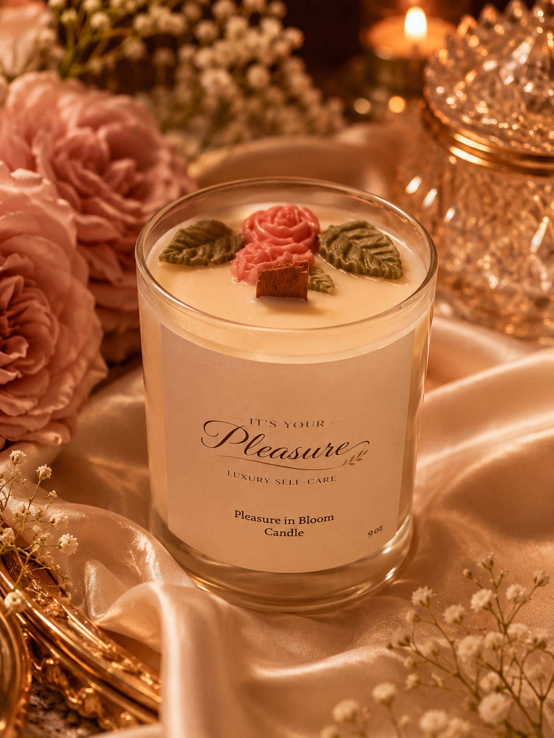 Pleasure in Bloom candle