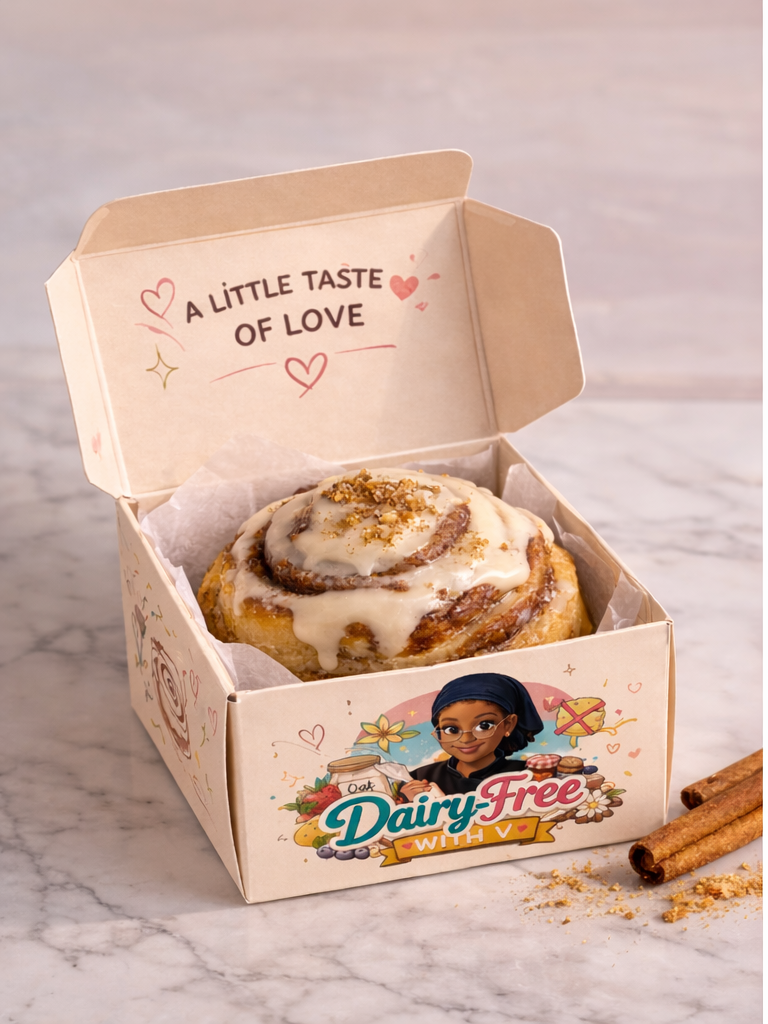 Single Dairy-Free Cinnamon Roll