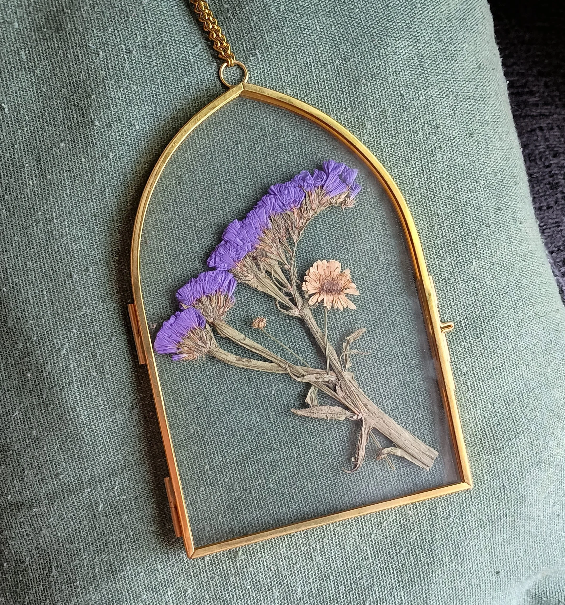 Hanging Pressed Flowers