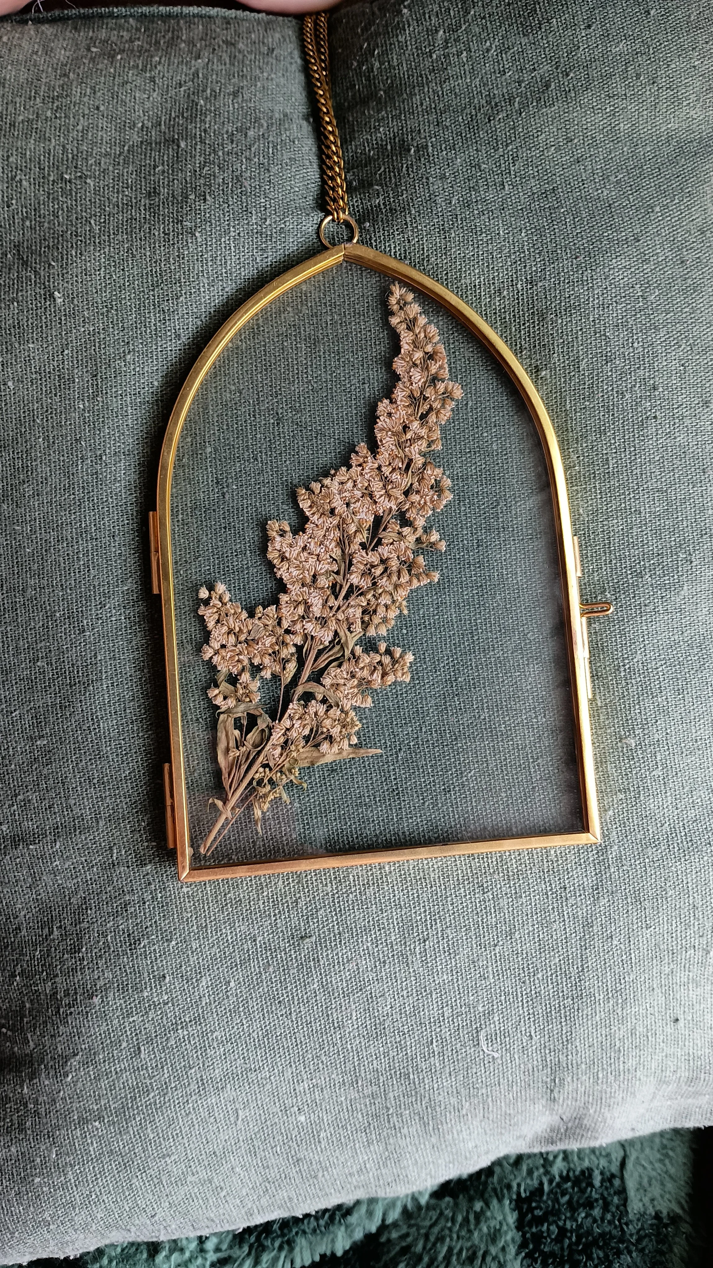 Hanging Pressed Flowers