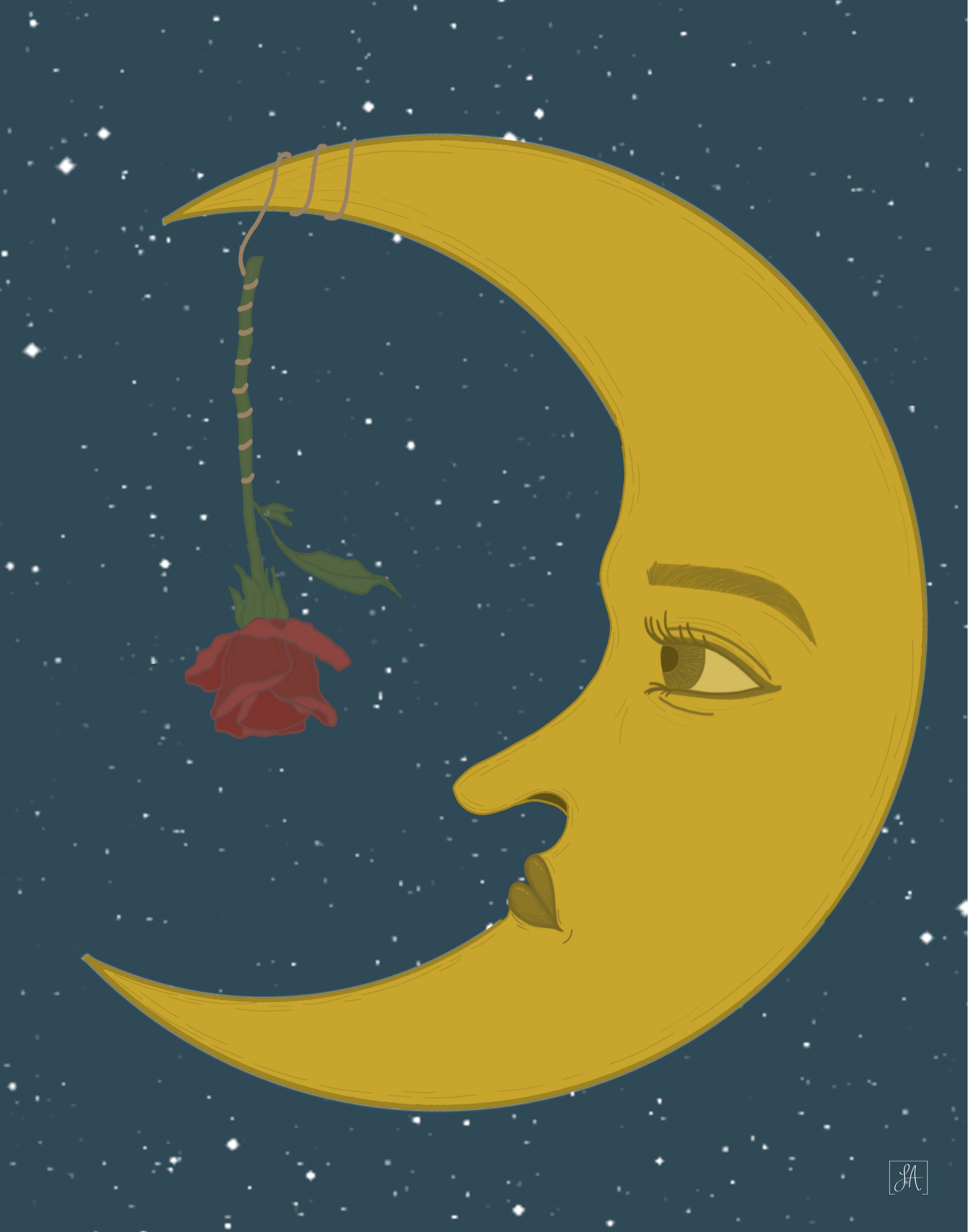 Moon Child - Unframed