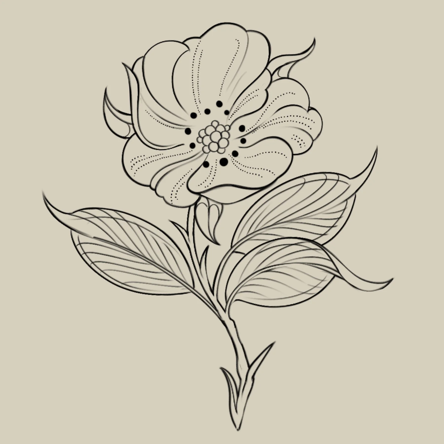 Wild Flower
4.5 x 3.5"
300 - 350