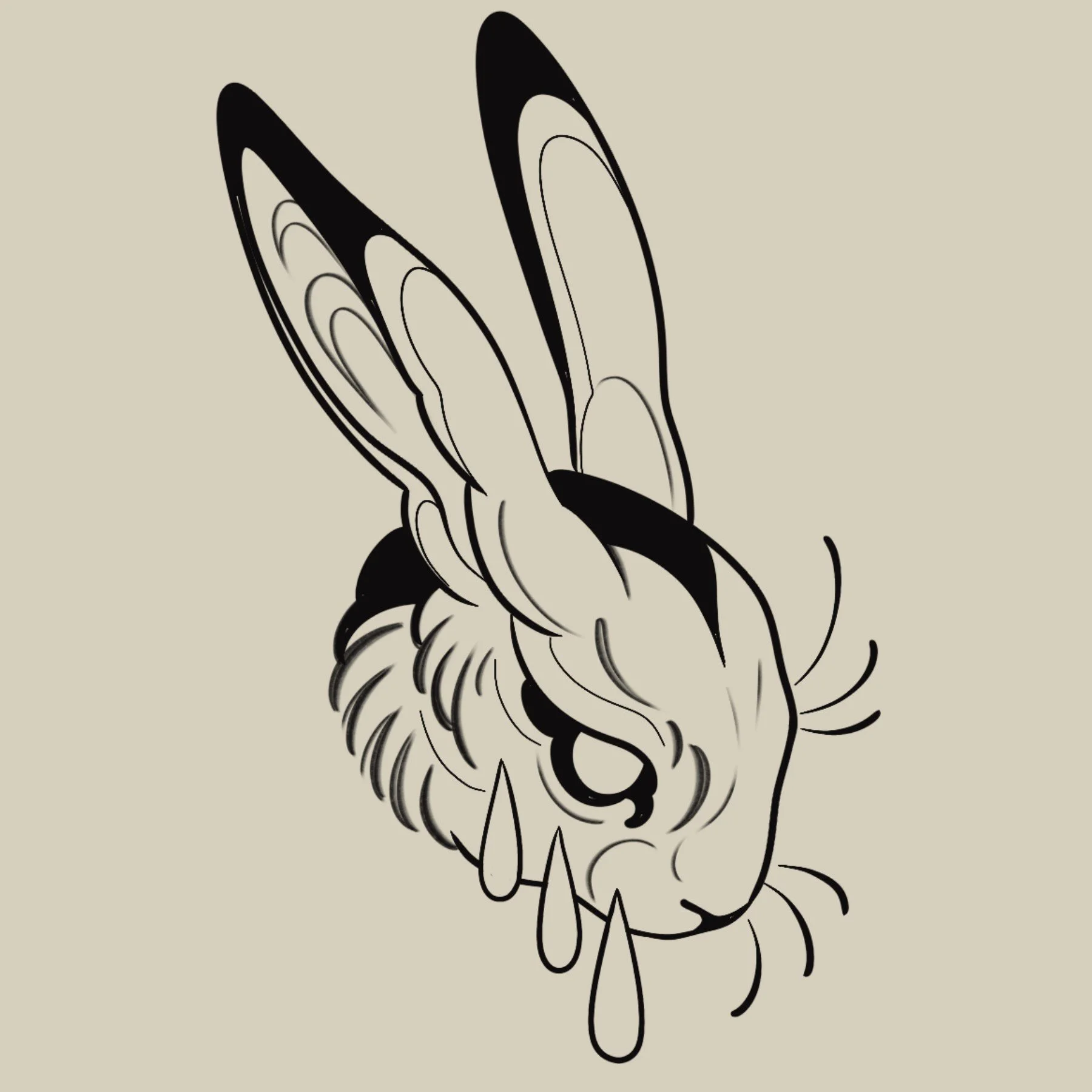 Sad Rabbit
4.5 x 2.5
250 - 350