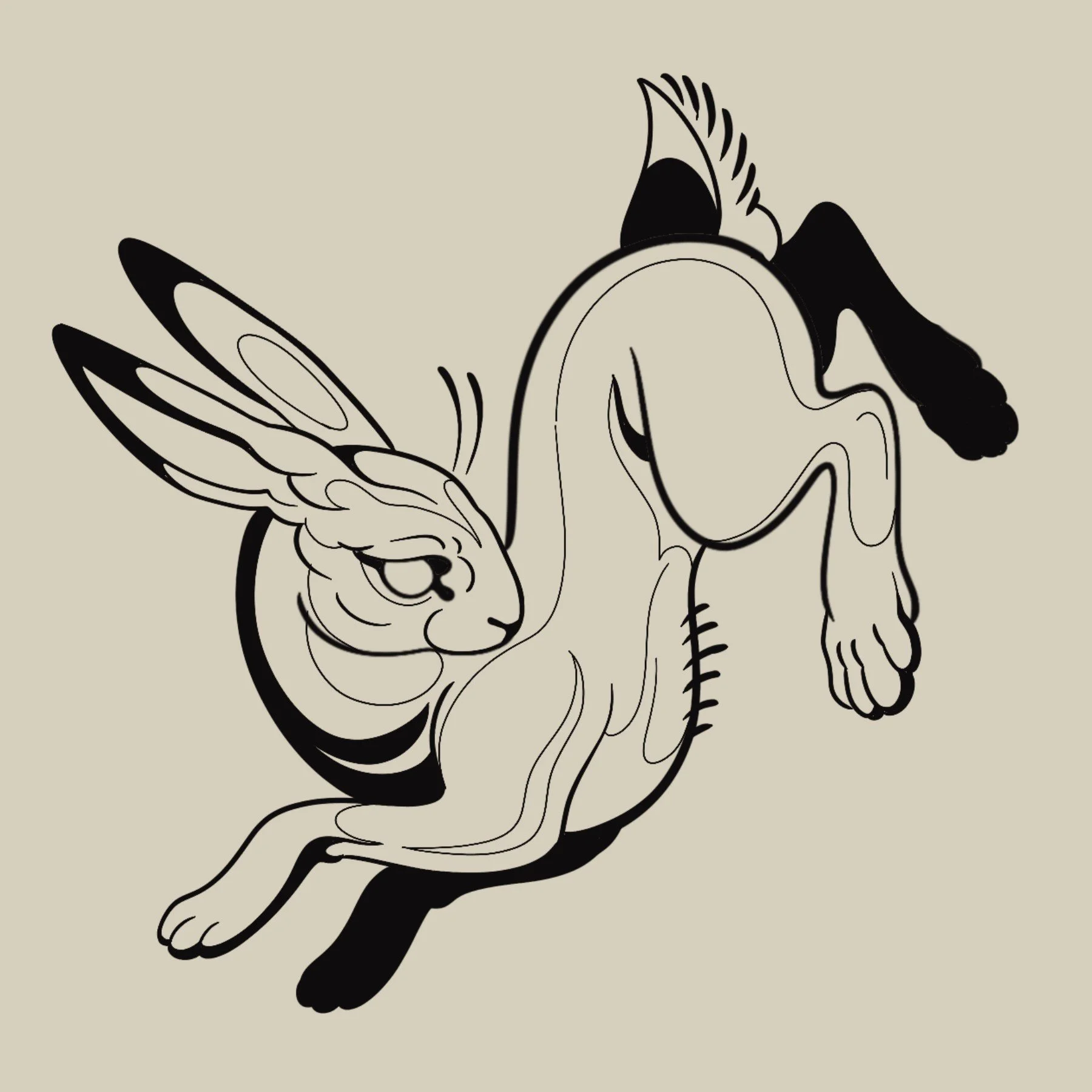 Leaping Rabbit 1
4 x 3"
250 - 350