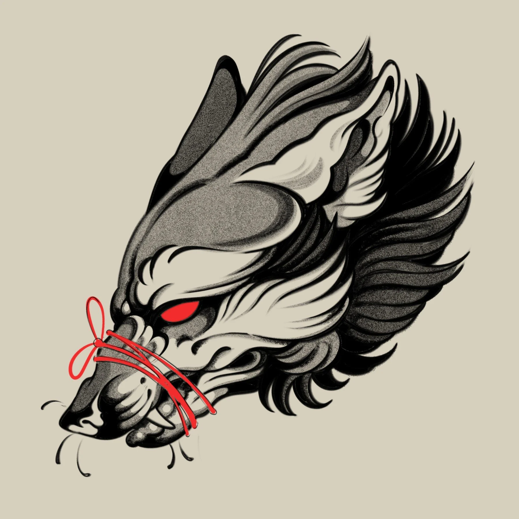 Wolf
4.5 x 3"
300 - 350