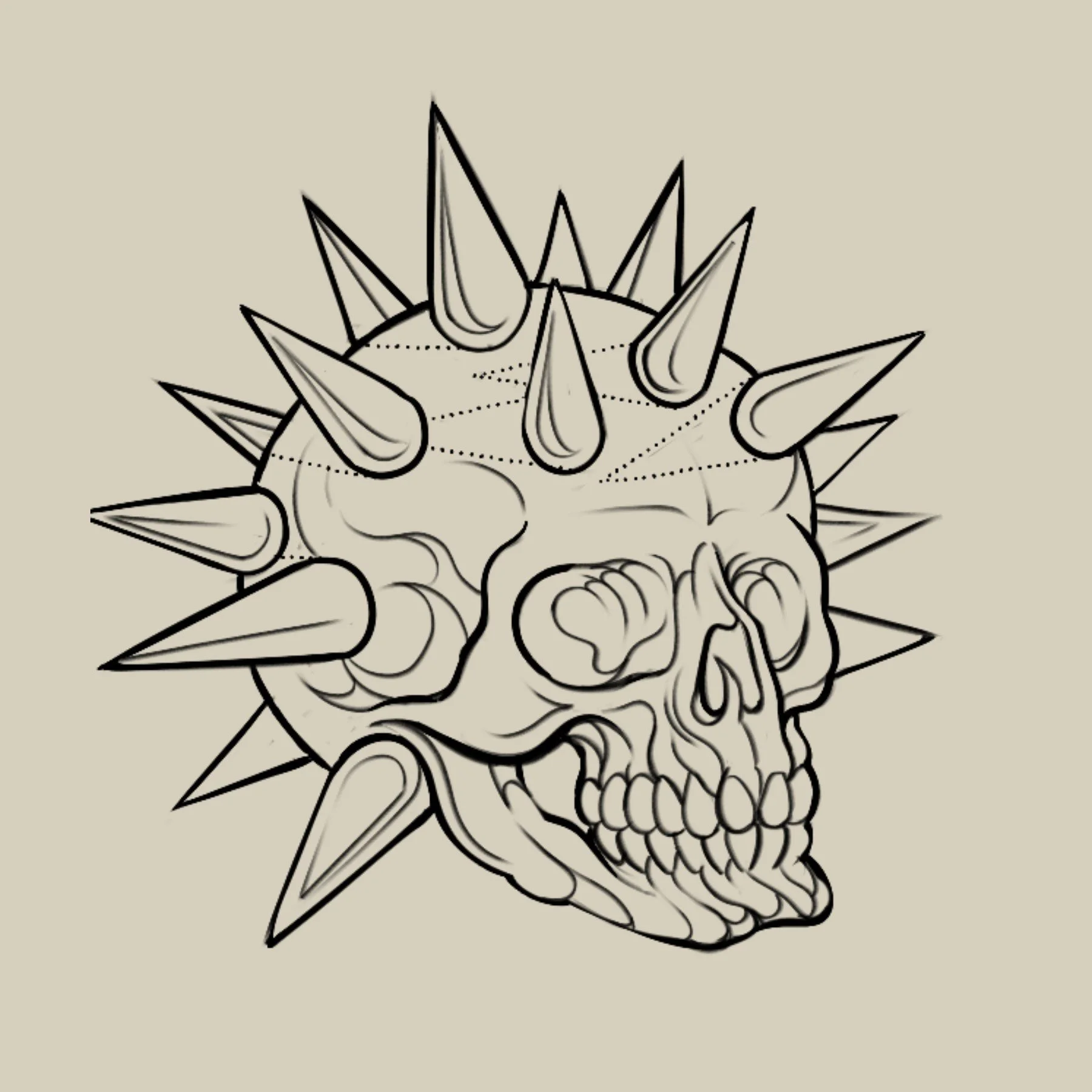 Spikey Skull
3.5 x 3.5
275 - 300