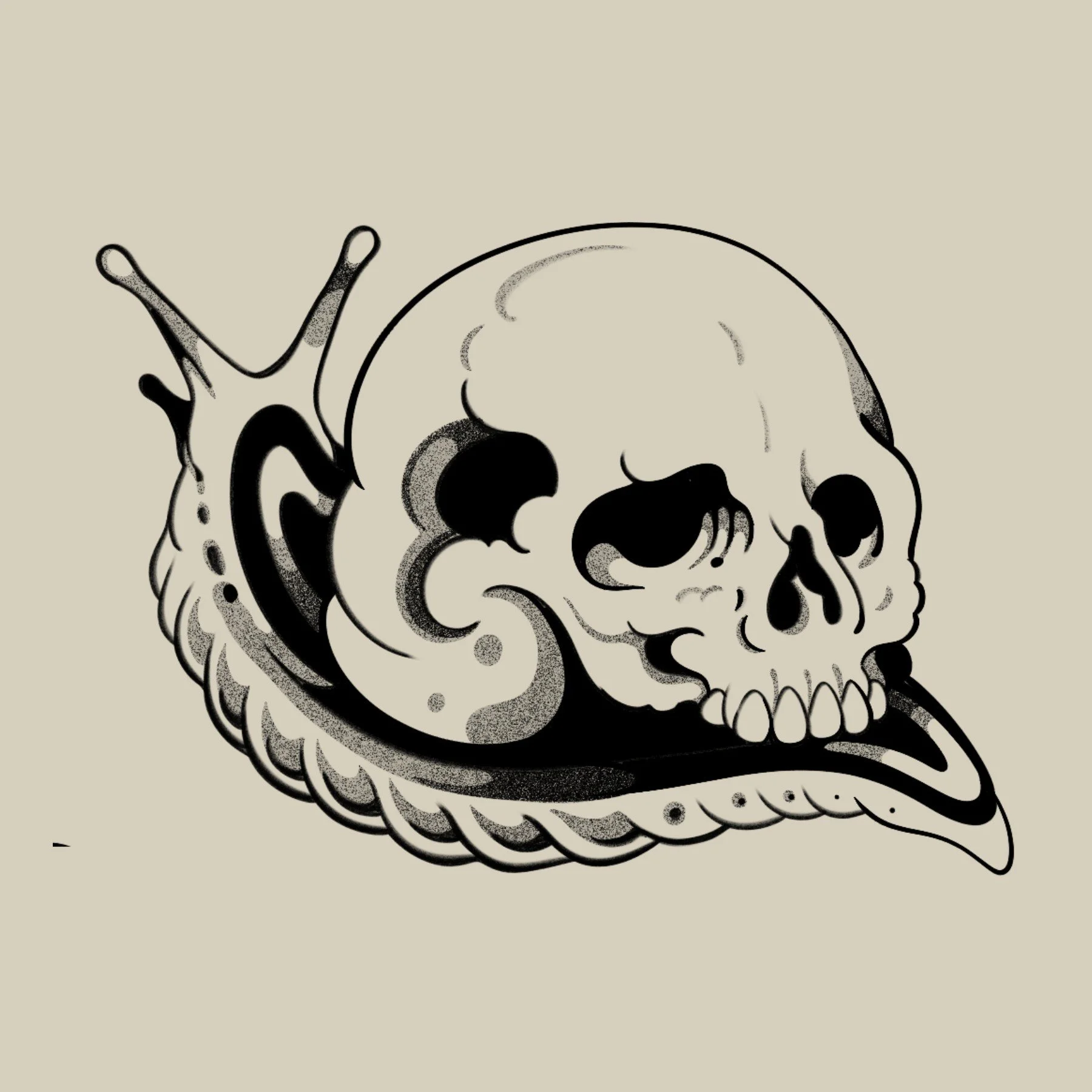 Skull Snail
3.5 x 2.5
200 - 300