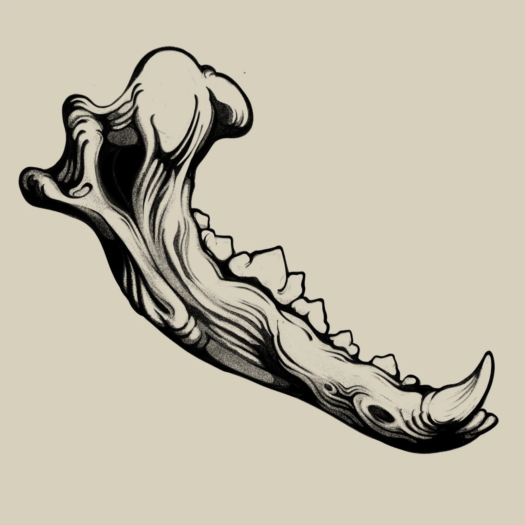 Jawbone
5 x 3"
300 - 375