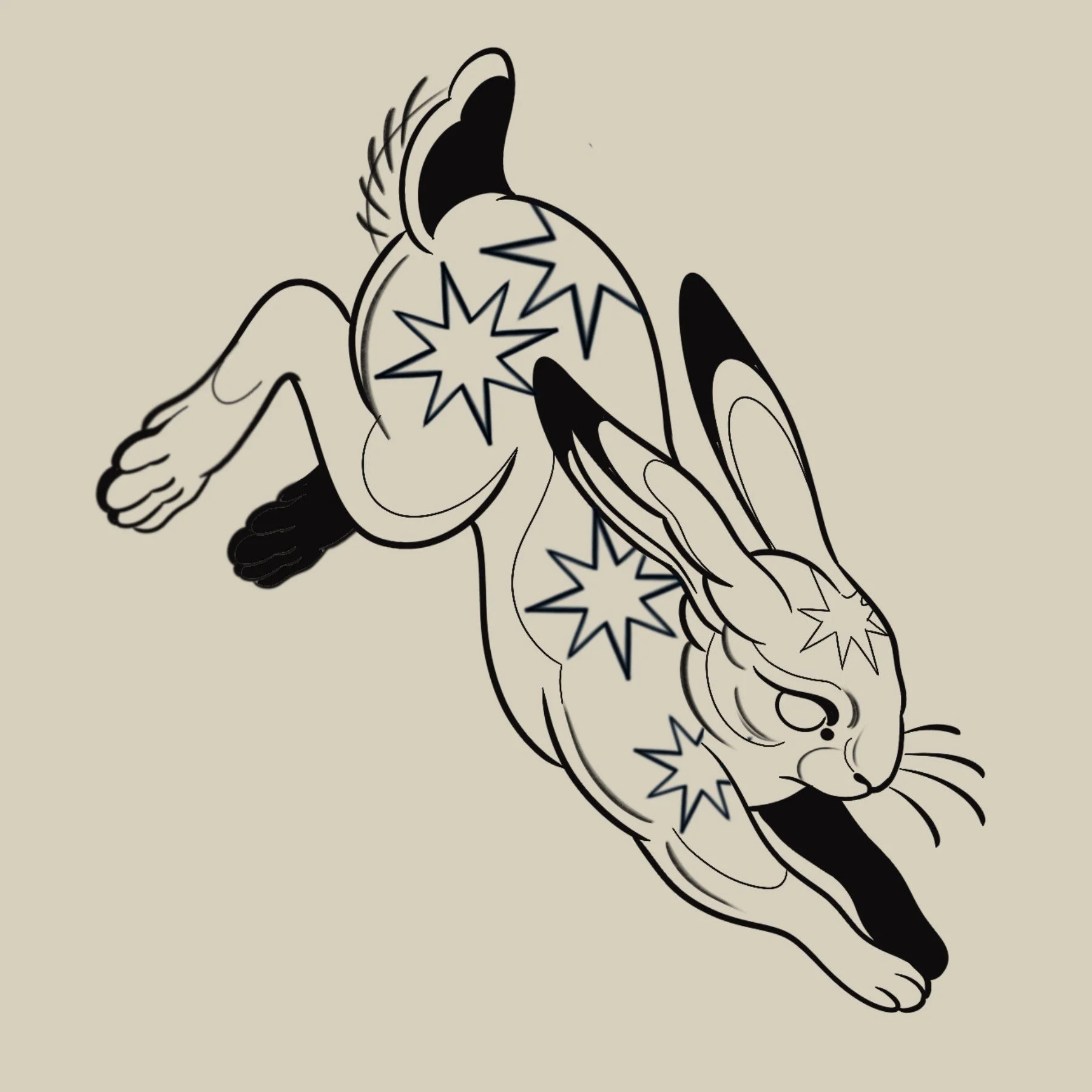 Star Rabbit
4.5 x 3"
250 - 350