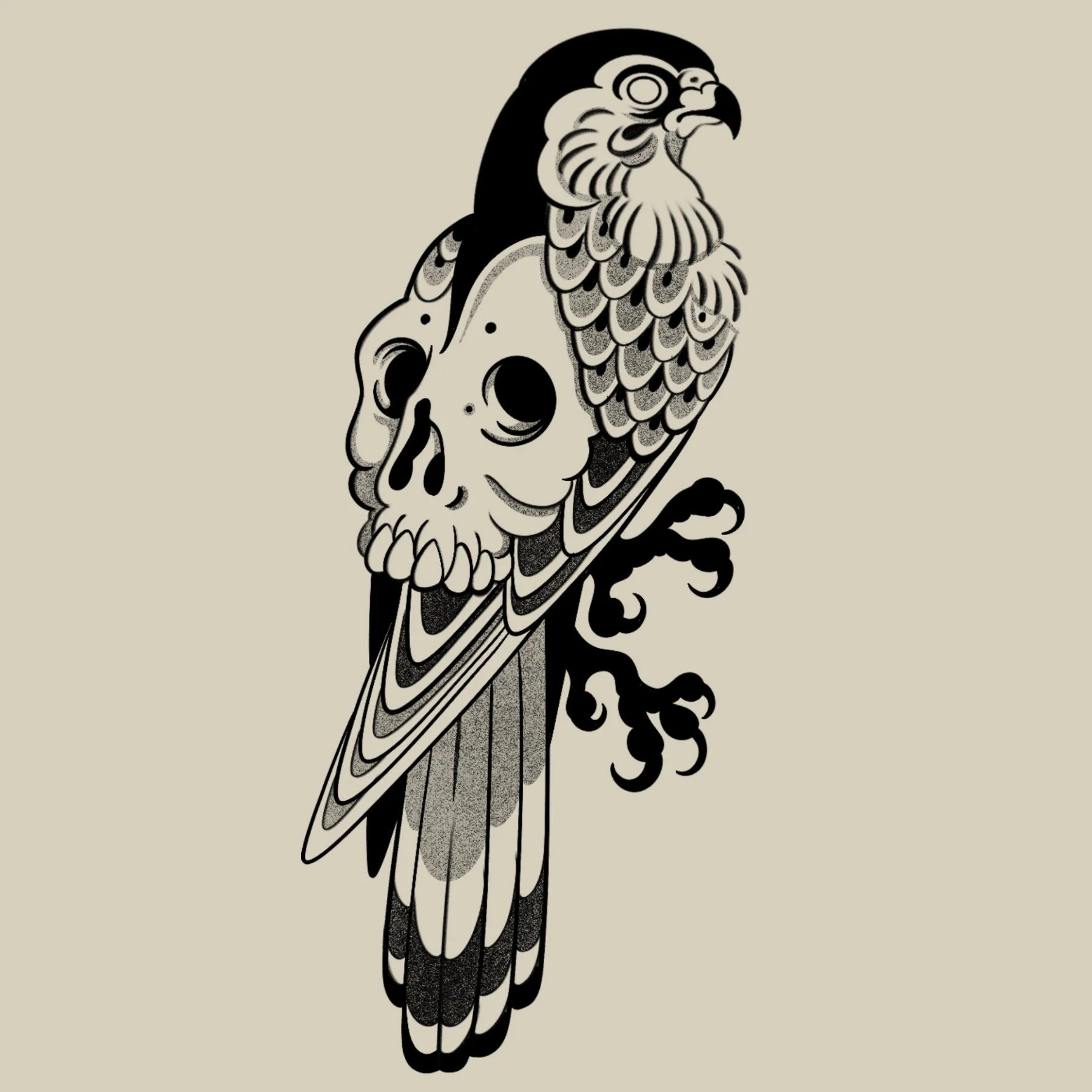 Falcon Skull
5 x 2"
275 - 350