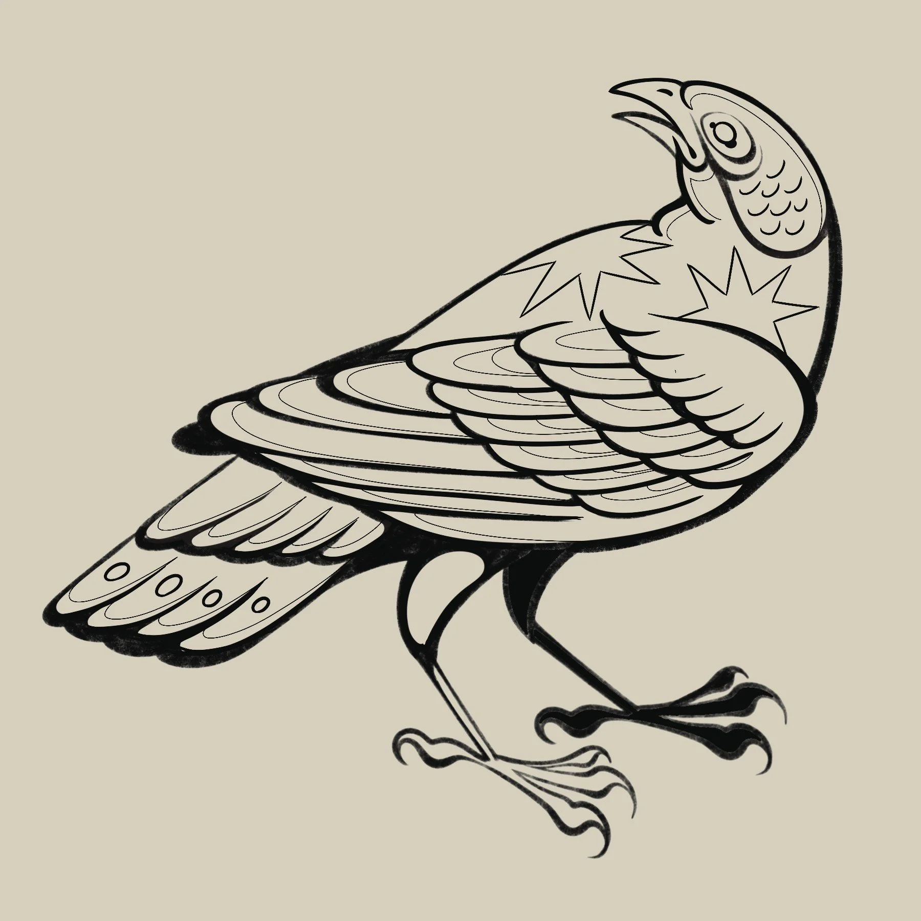 Astral Bird
4 x 3.5"
200 - 300