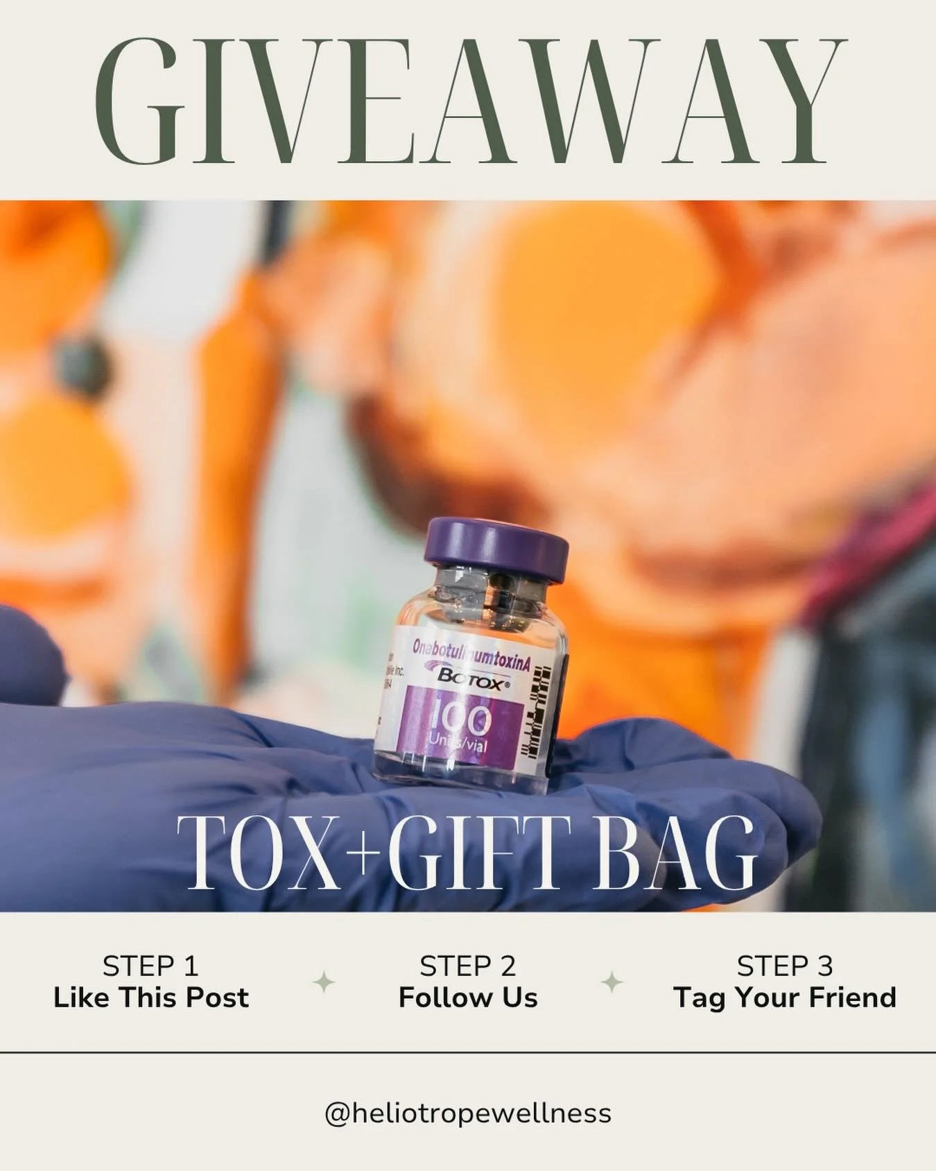 ✨ GIVEAWAY TIME ✨

We&rsquo;re celebrating summer with a little something special! ☀️💉🌿

🎉 One lucky winner will receive:
✨ A complimentary tox treatment session*
✨ A Heliotrope Wellness gift bag filled with some of our favorite goodies

HOW TO EN