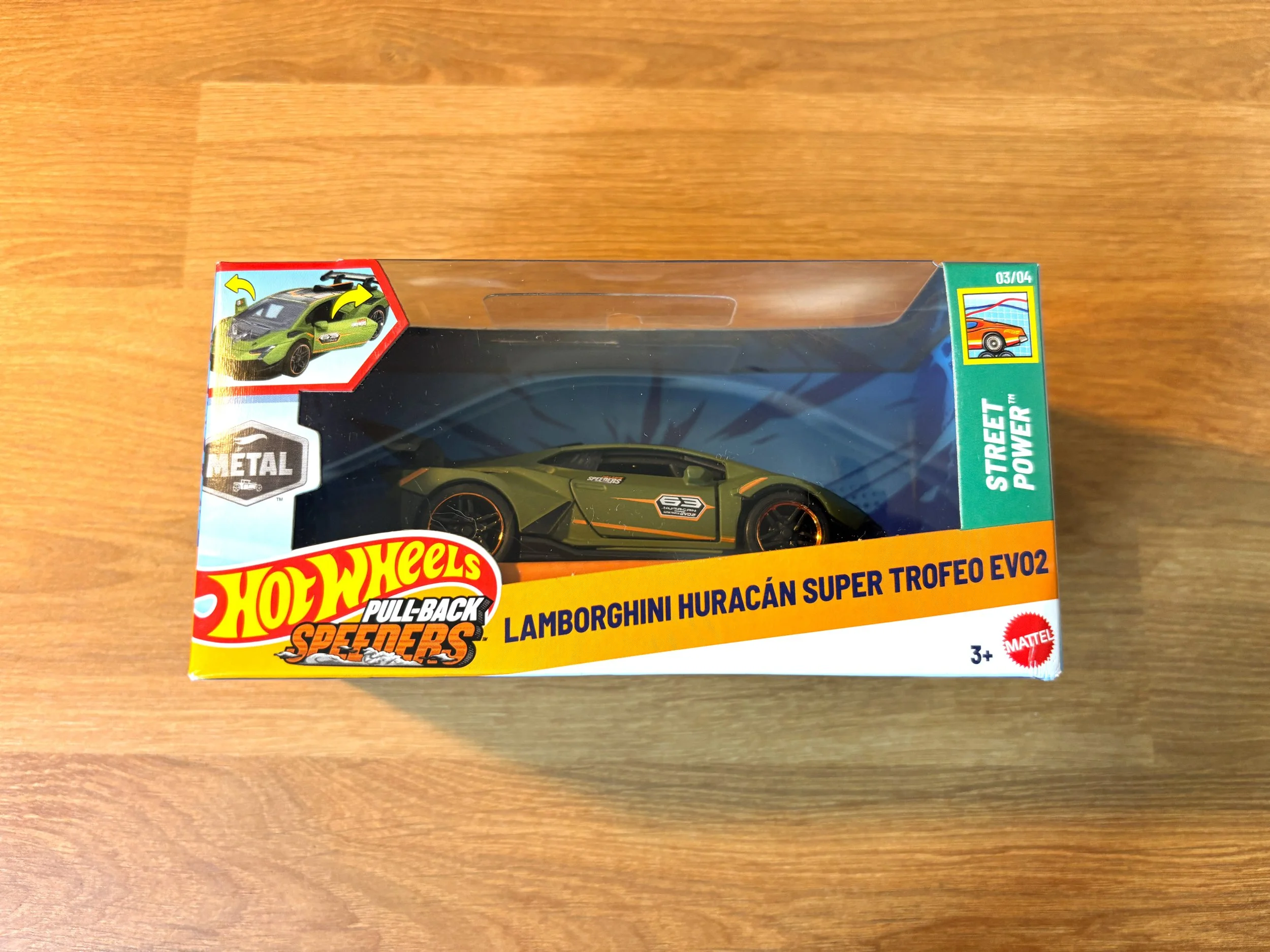 Hot Wheels - Pullback Speeders - Lamborghini Huracan Super Trofeo EVO2