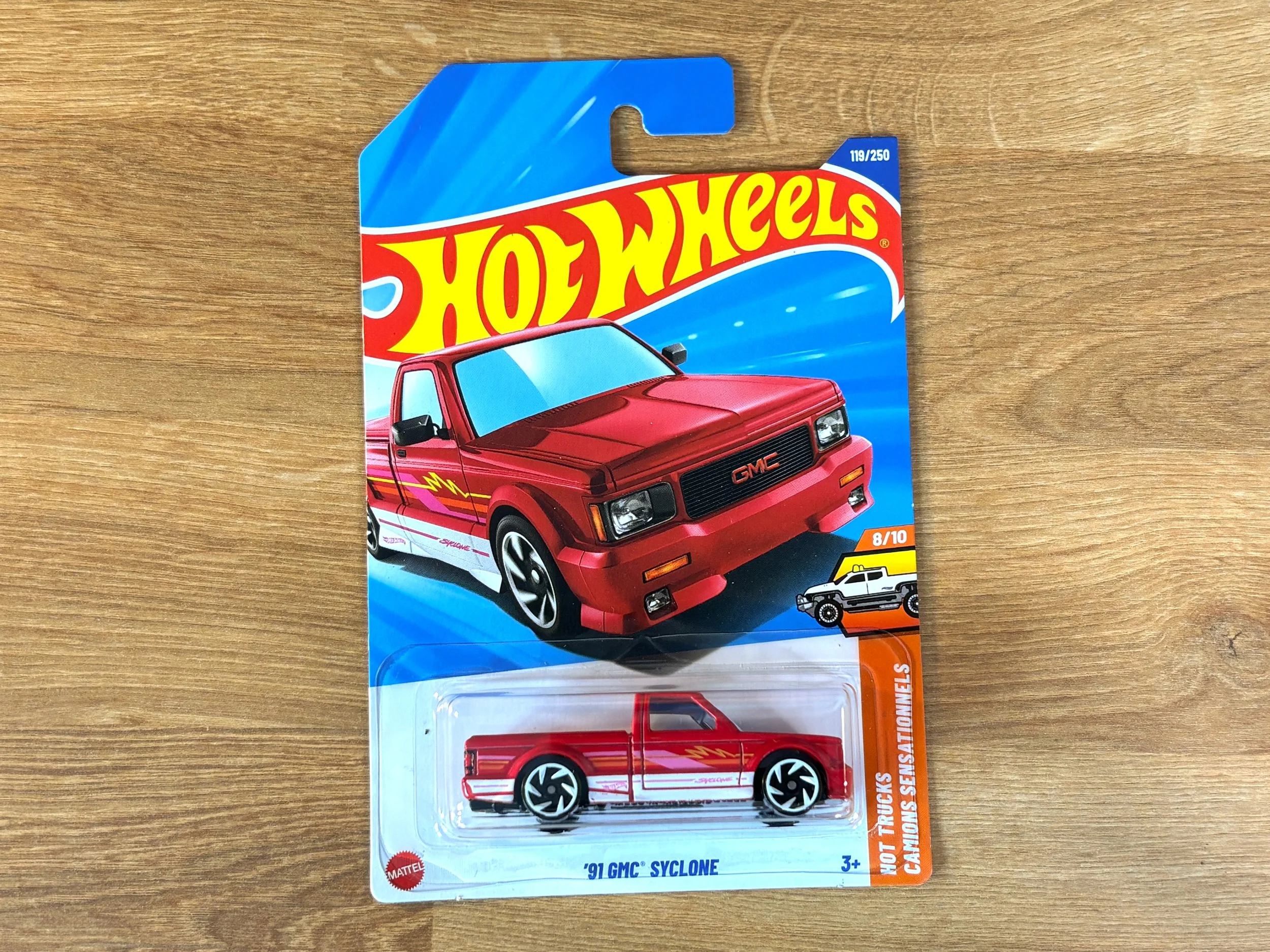 Hot Wheels - 1991 GMC Syclone (Red)
