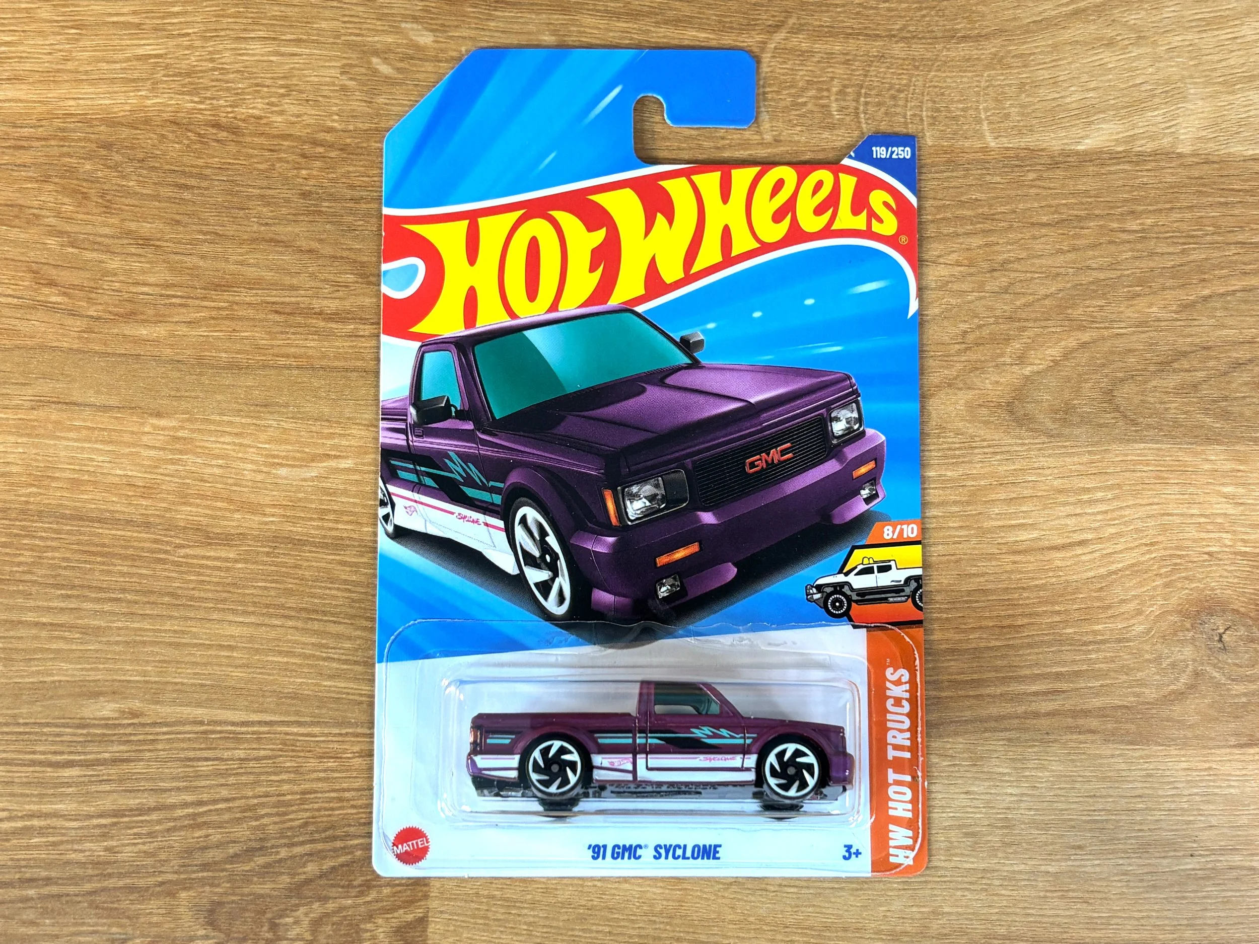 Hot Wheels - 1991 GMC Syclone (Purple)