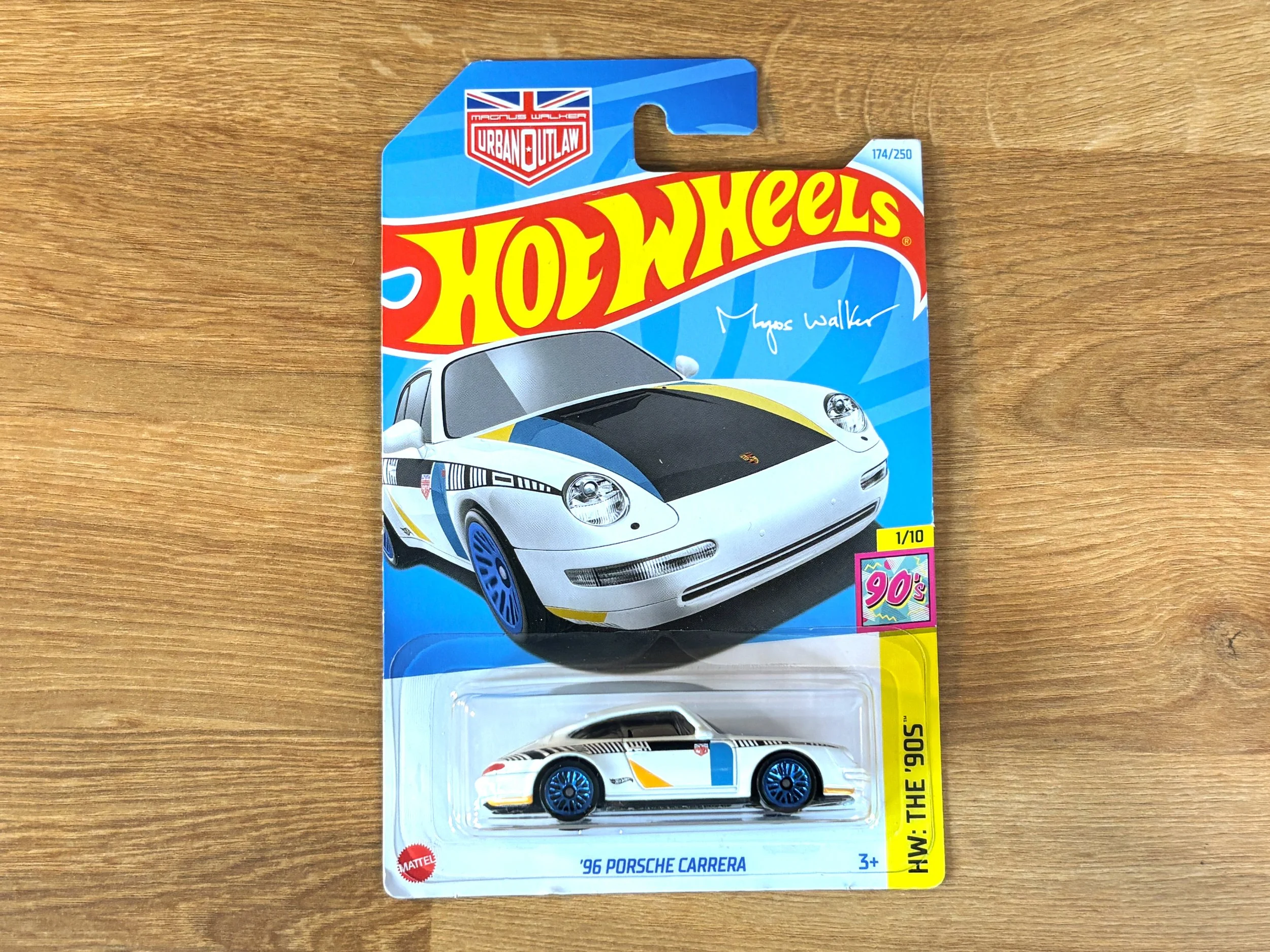 Hot Wheels - 1996 Porsche Carrera - White