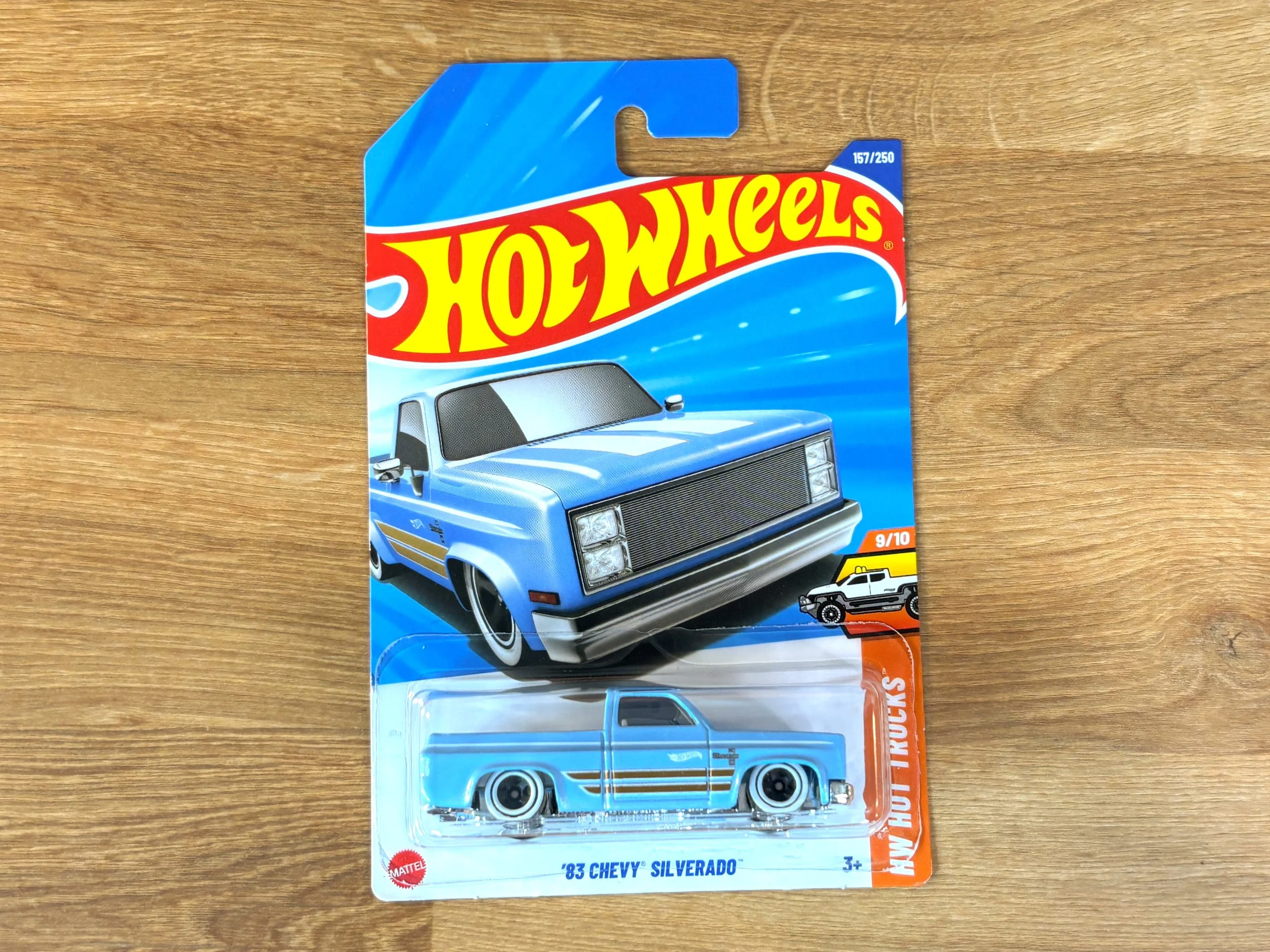 Hot Wheels - 1983 Chevy Silverado - Blue