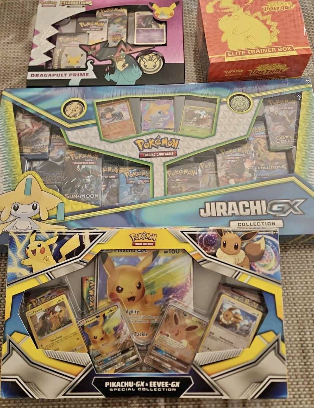 Pokémon trading cards in the Sol Collectibles collection