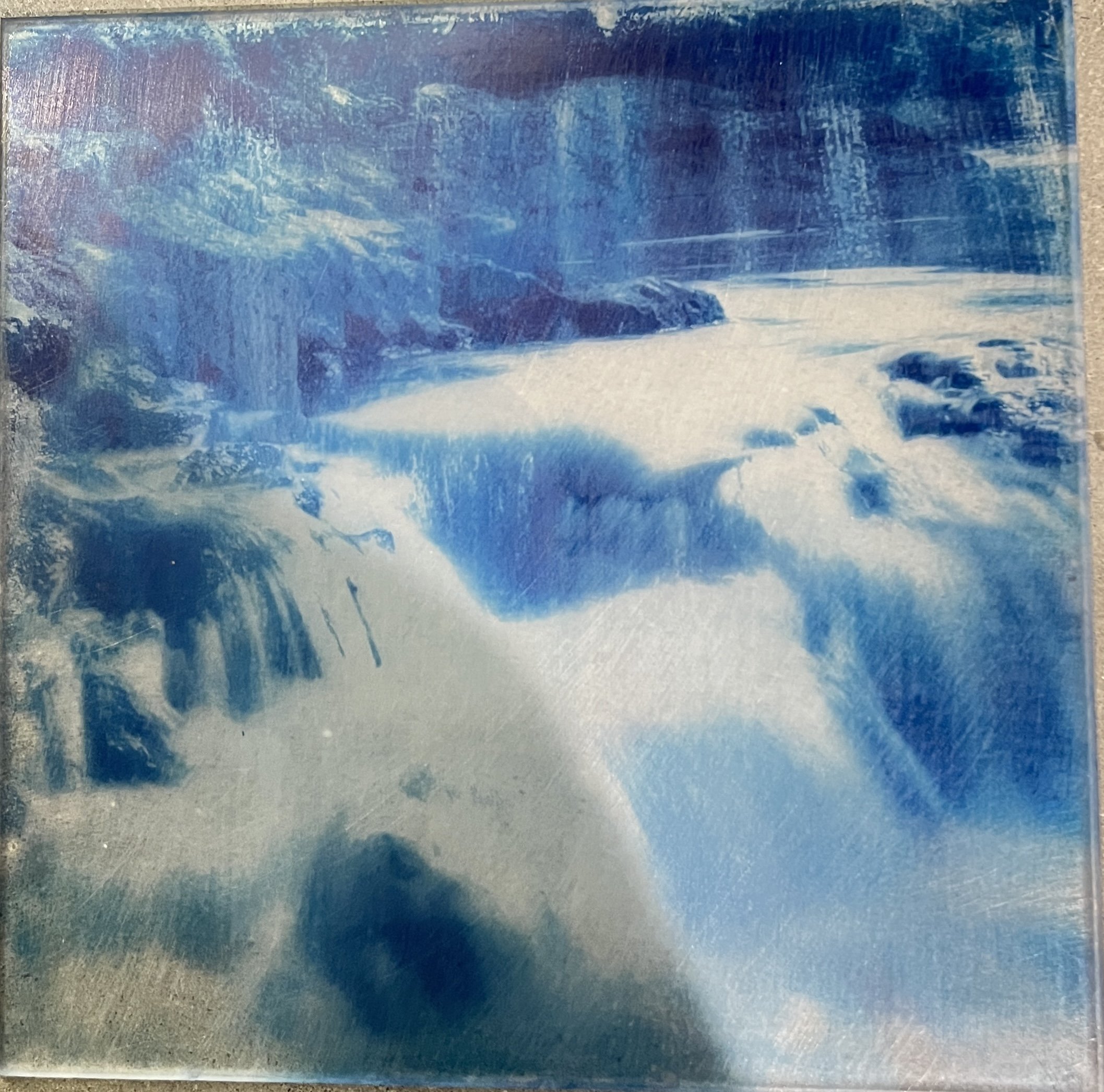 Cyanotypes on Plexiglass