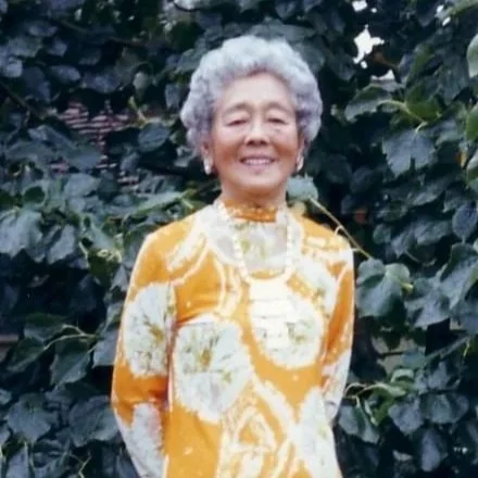 Portrait of Hawayo Takata, the Reiki Master who brought Reiki from Japan to Hawai‘i and the Western world.