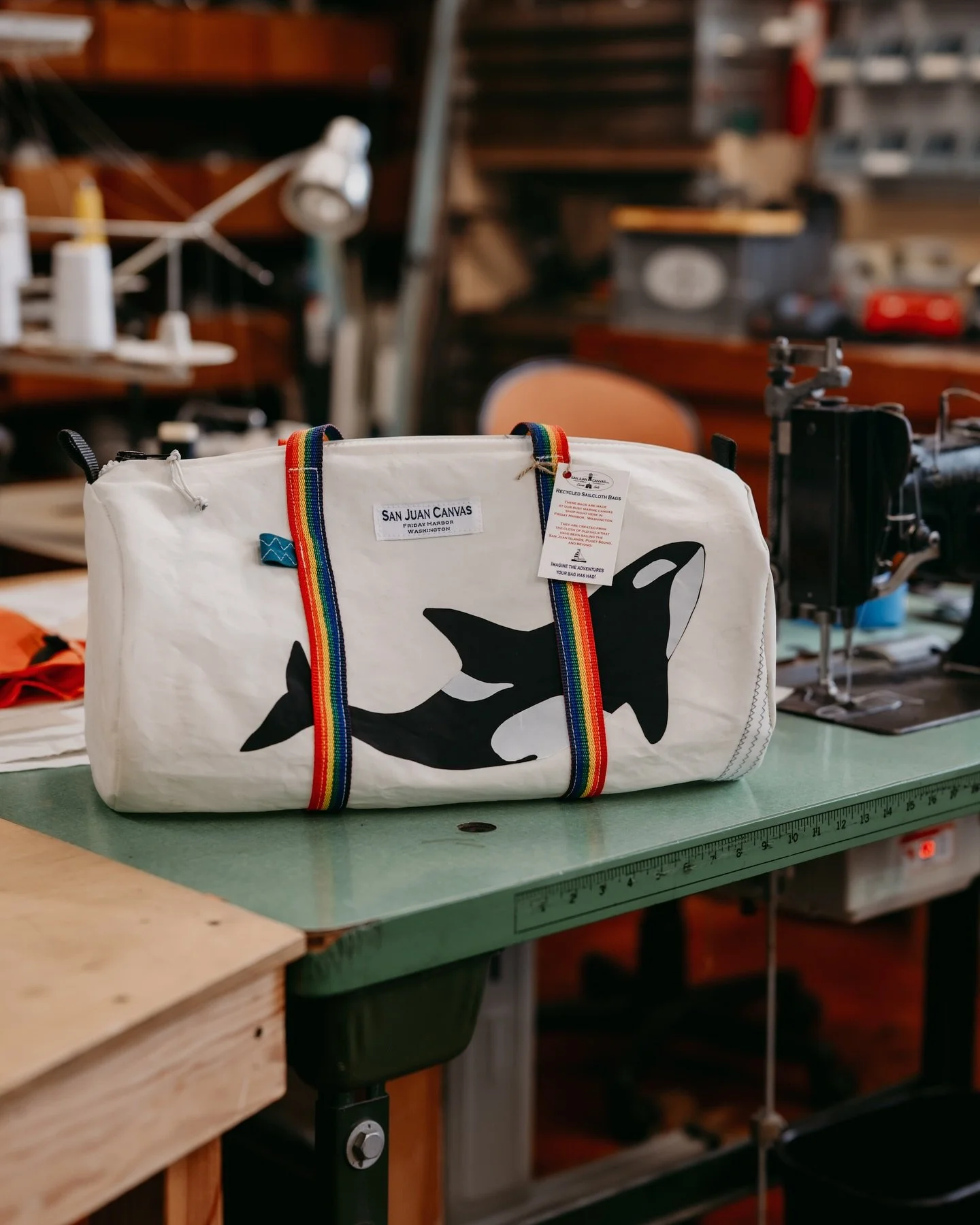 🌈✨Come see us today during the Artisan Holiday Market at the San Juan County Fairgrounds. We&rsquo;ll be here until 4! We restocked the booth with lots of new bags, including more orca rainbow bags!

If you can&rsquo;t make it today, you can visit o