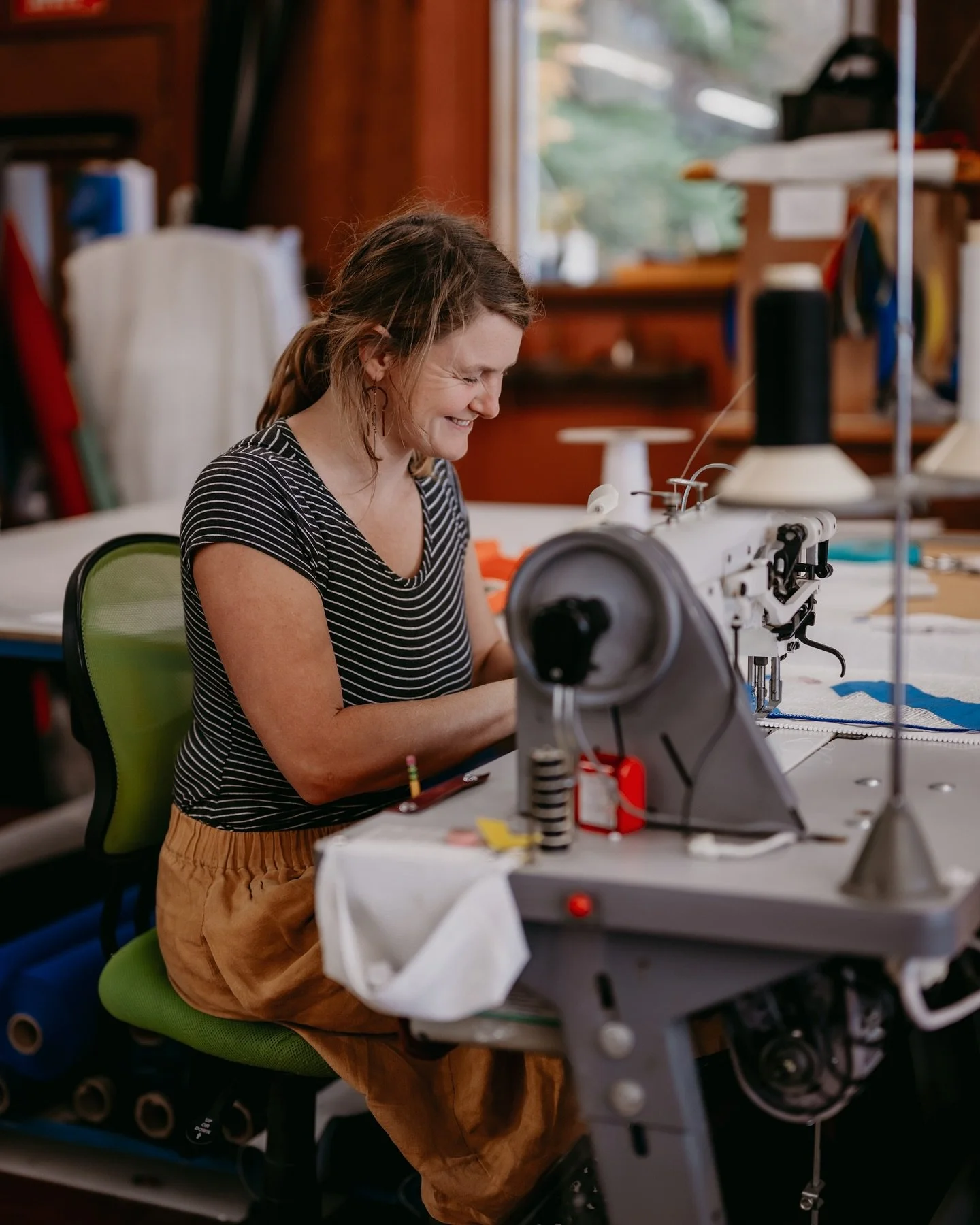 Meet Hailey! Amazing artist, bag maker extraordinaire and all around lovely human (if you know Hailey, then you know what I&rsquo;m talking about). We&rsquo;re so lucky to have Hailey in the shop overseeing the design and creation of our recycled sai
