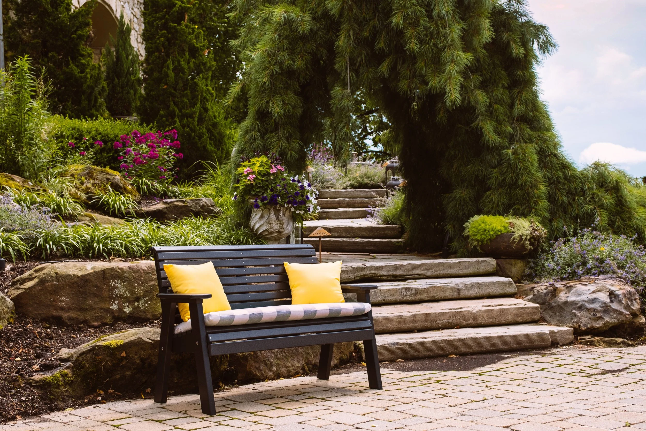 4' Plain Poly Bench (Black).jpg